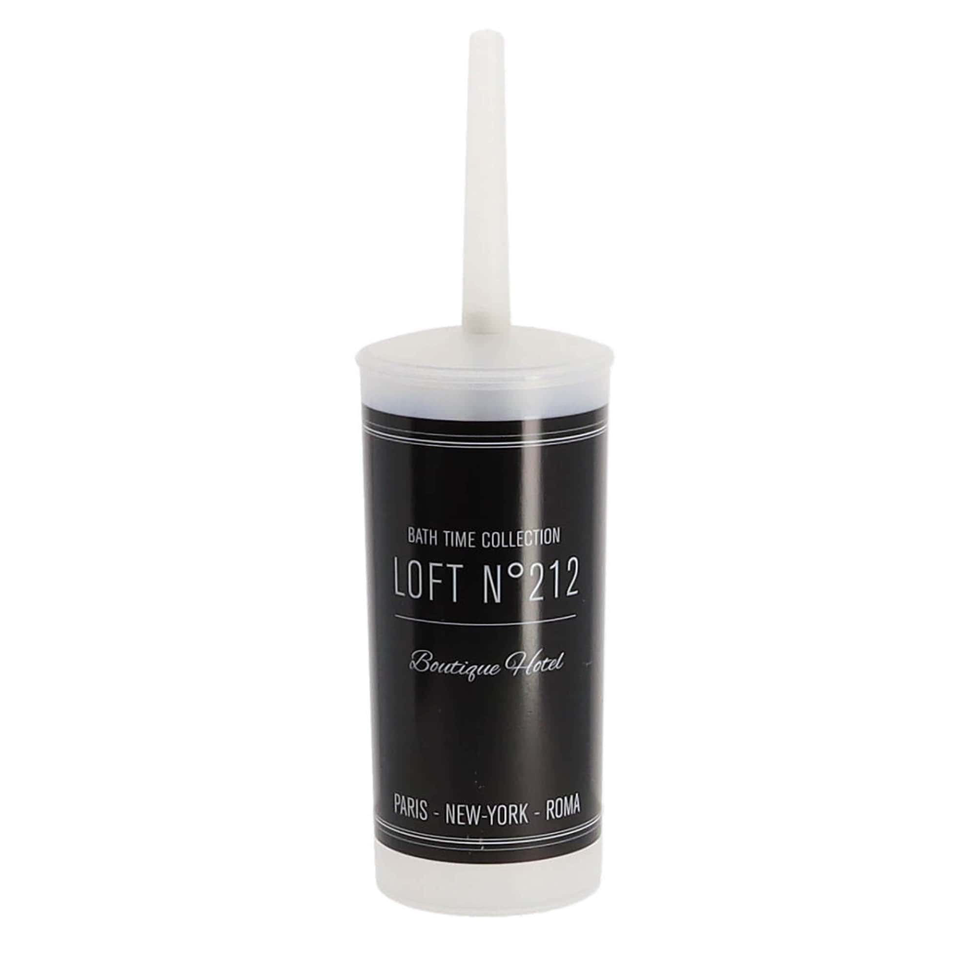 evideco-bath-time-brosse-wc-noire-plastique-avec-support image 8
