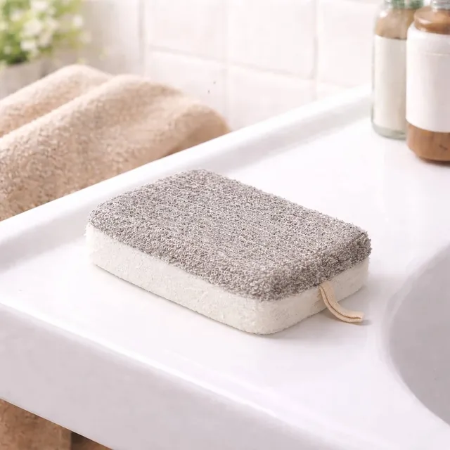 evideco-ponge-exfoliante-ramie-bambou-cr-me-taupe image 1