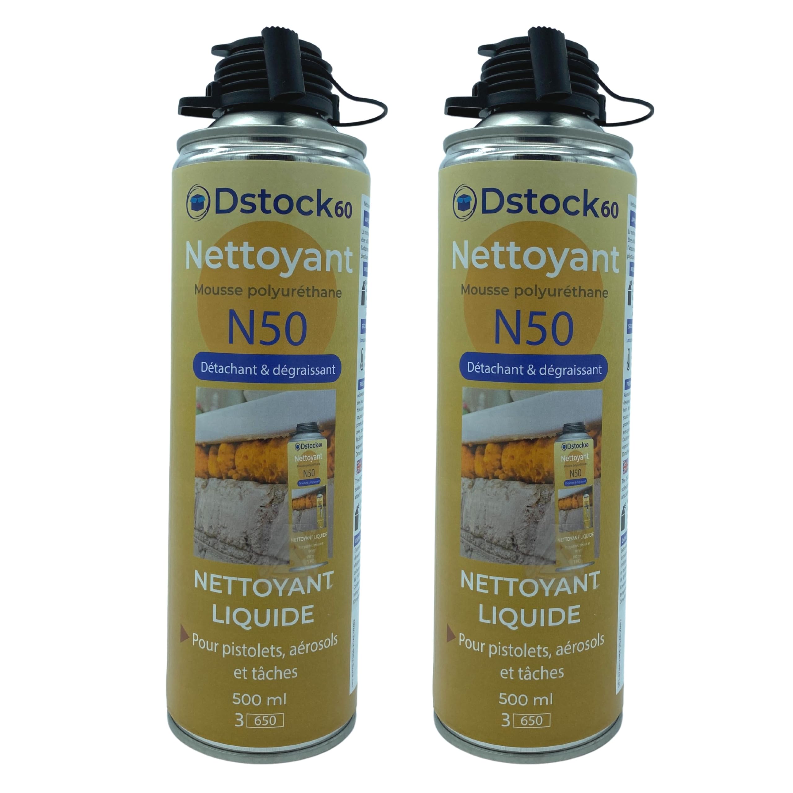 dstock60-nettoyant-mousse-expansive-500-ml-lot-de-2-pistolet image 1