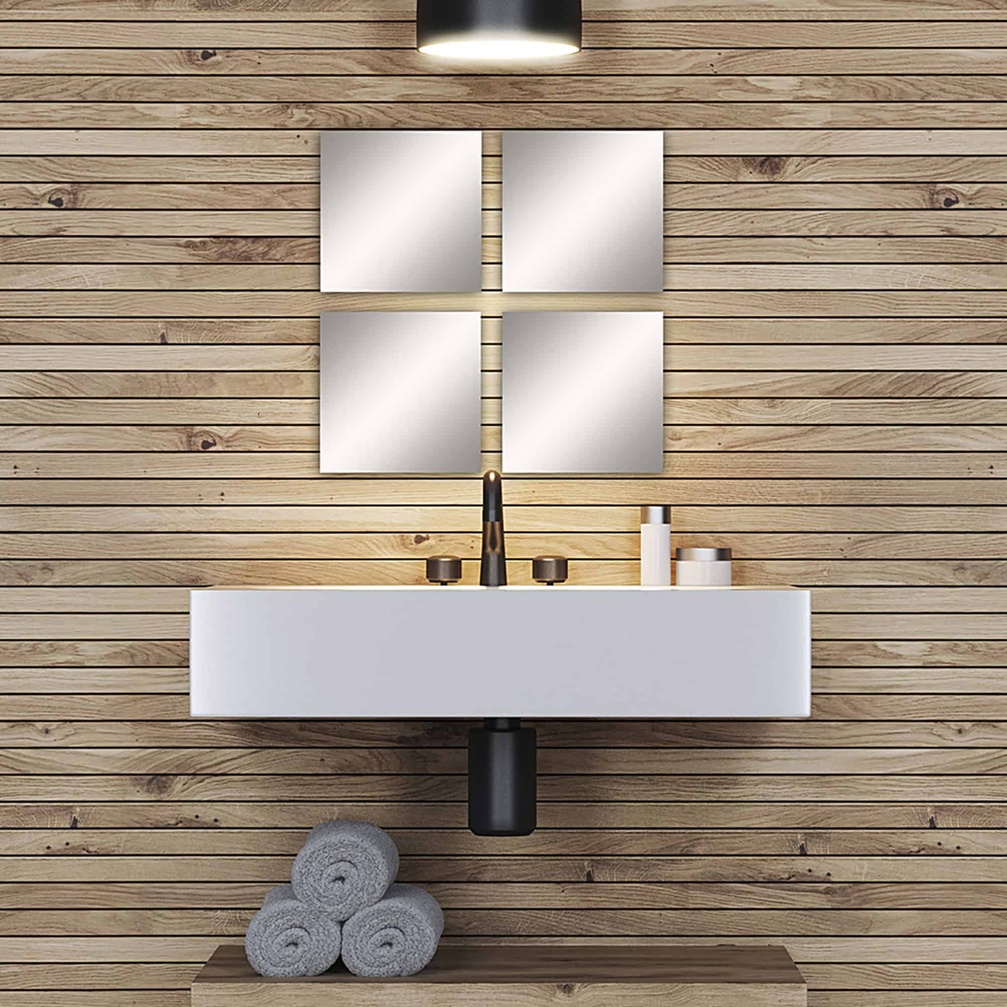 evideco-miroirs-adh-sifs-carr-s-verre-lot-de-4-d-co-murale image 4