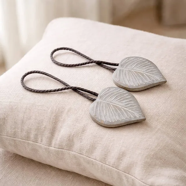 evideco-home-accessories-embrasse-rideau-c-ur-bois-gris-lot-2 image 1