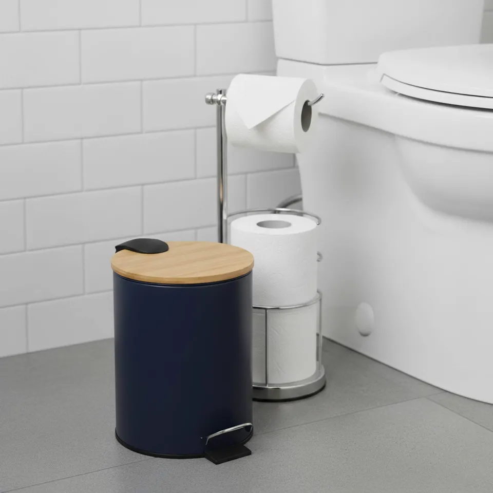 evideco-toilet-seats-poubelle-bleu-marine-bambou-p-dale-2-5-l image 1