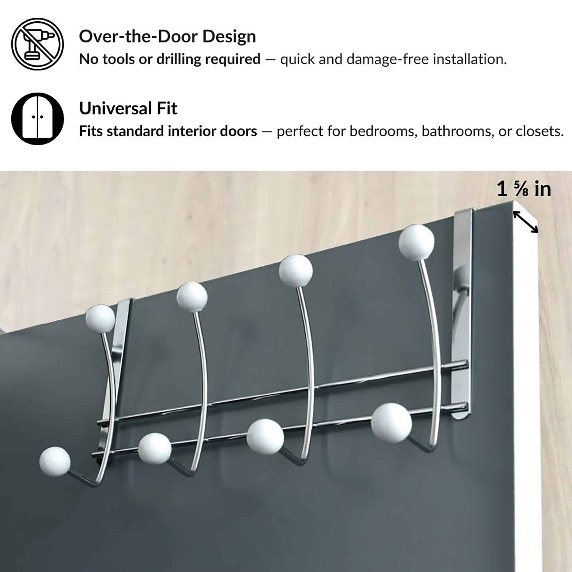 evideco-pat-re-porte-8-crochets-chrome-blanc image 5