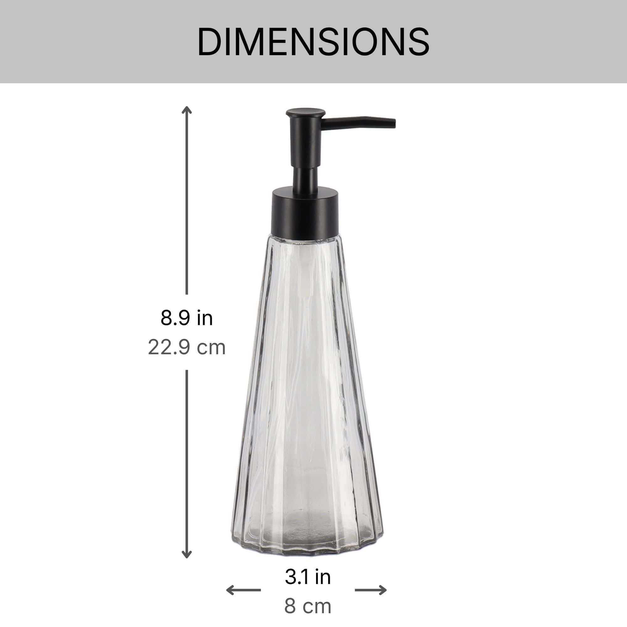 evideco-calix-distributeur-savon-verre-fum-300-ml image 6
