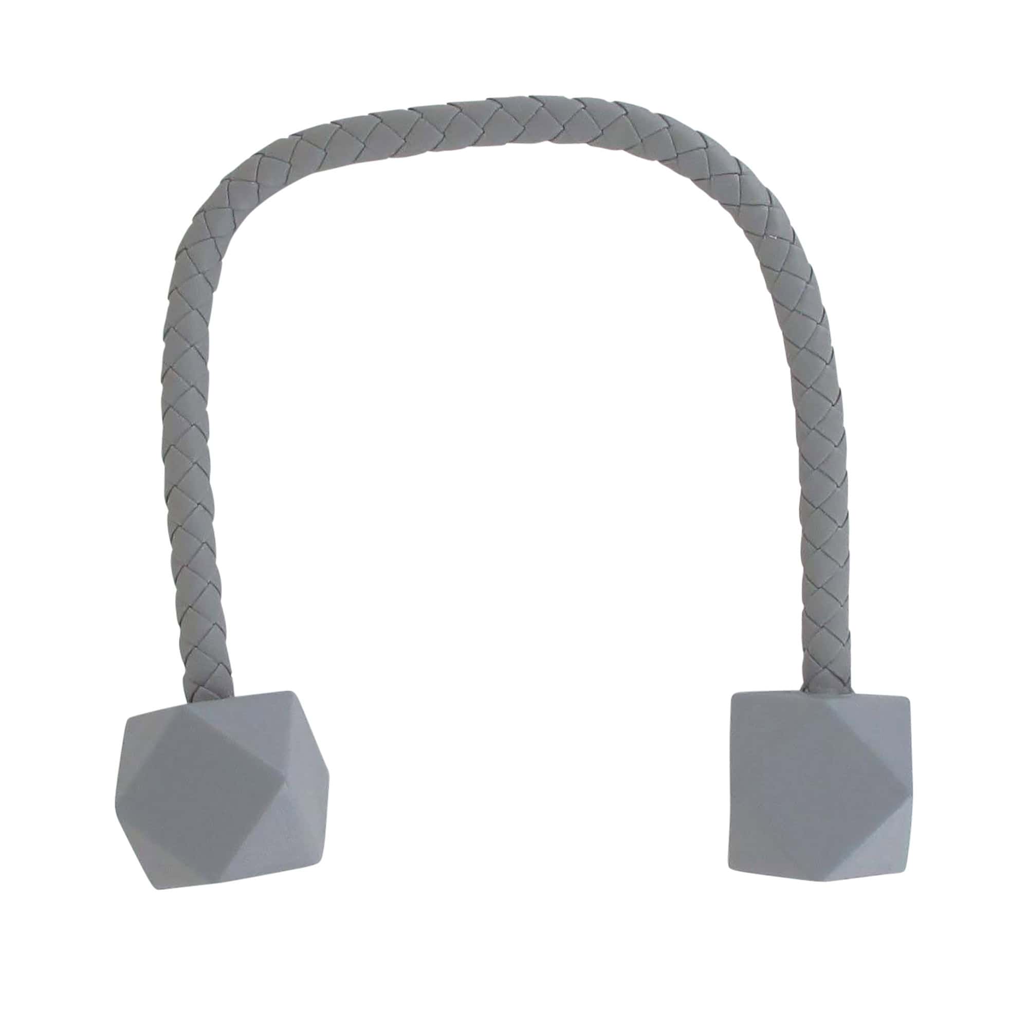 evideco-home-accessories-embrasse-rideau-gris-flexible-similicuir image 1