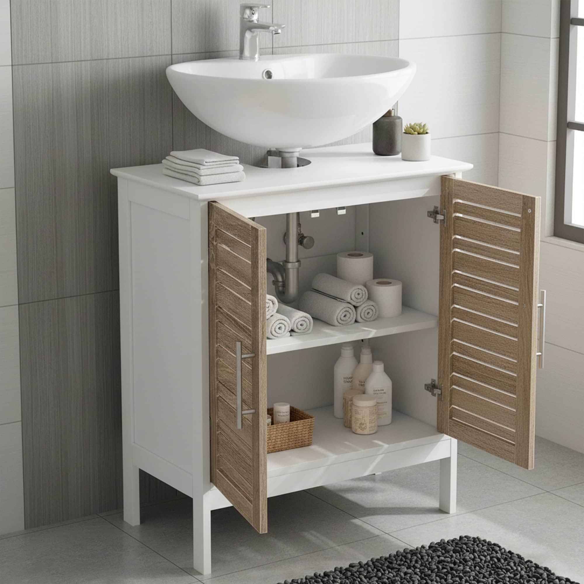 evideco-stockholm-meuble-sous-vasque-2-portes-mdf-compact image 2