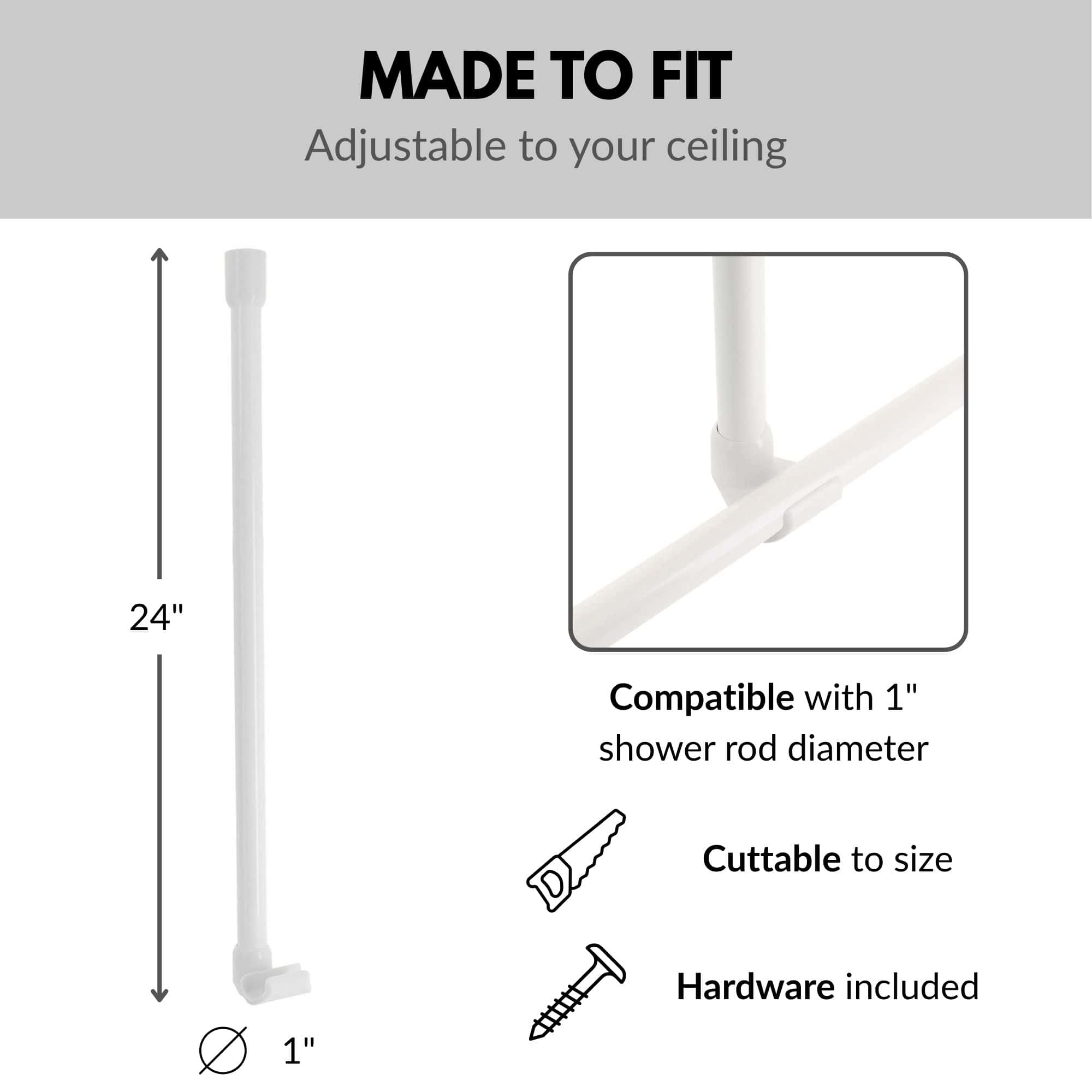 evideco-support-plafond-blanc-tringle-rideau-douche-r-glable image 3