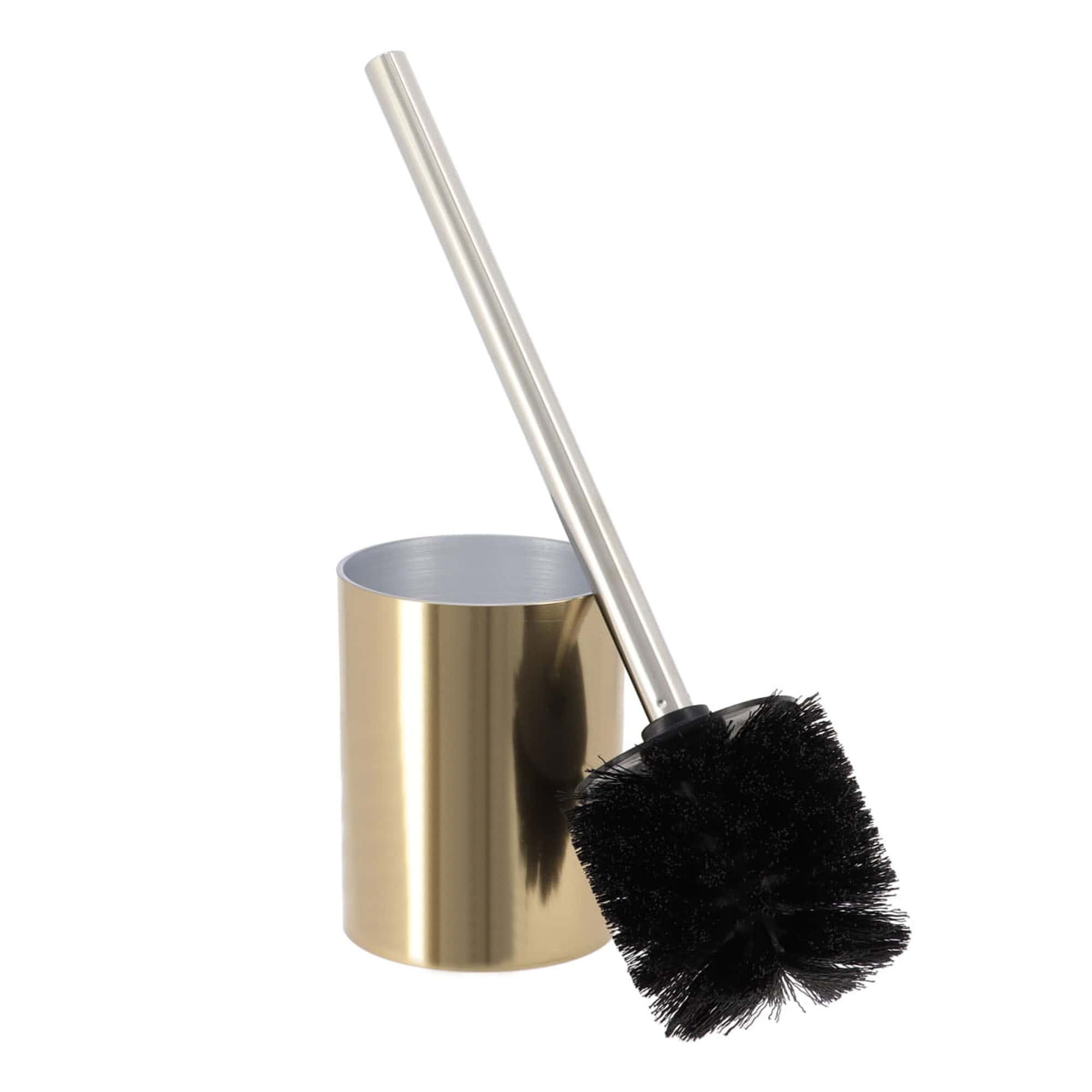 evideco-toilet-seats-brosse-wc-dor-e-golden-effet-bross image 2