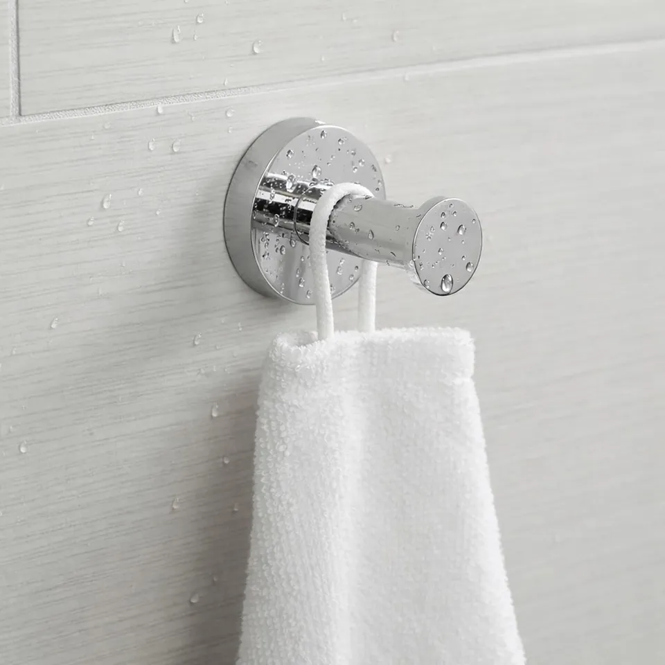 evideco-pat-re-murale-simple-porte-peignoir-crochet-salle-de-bain image 1