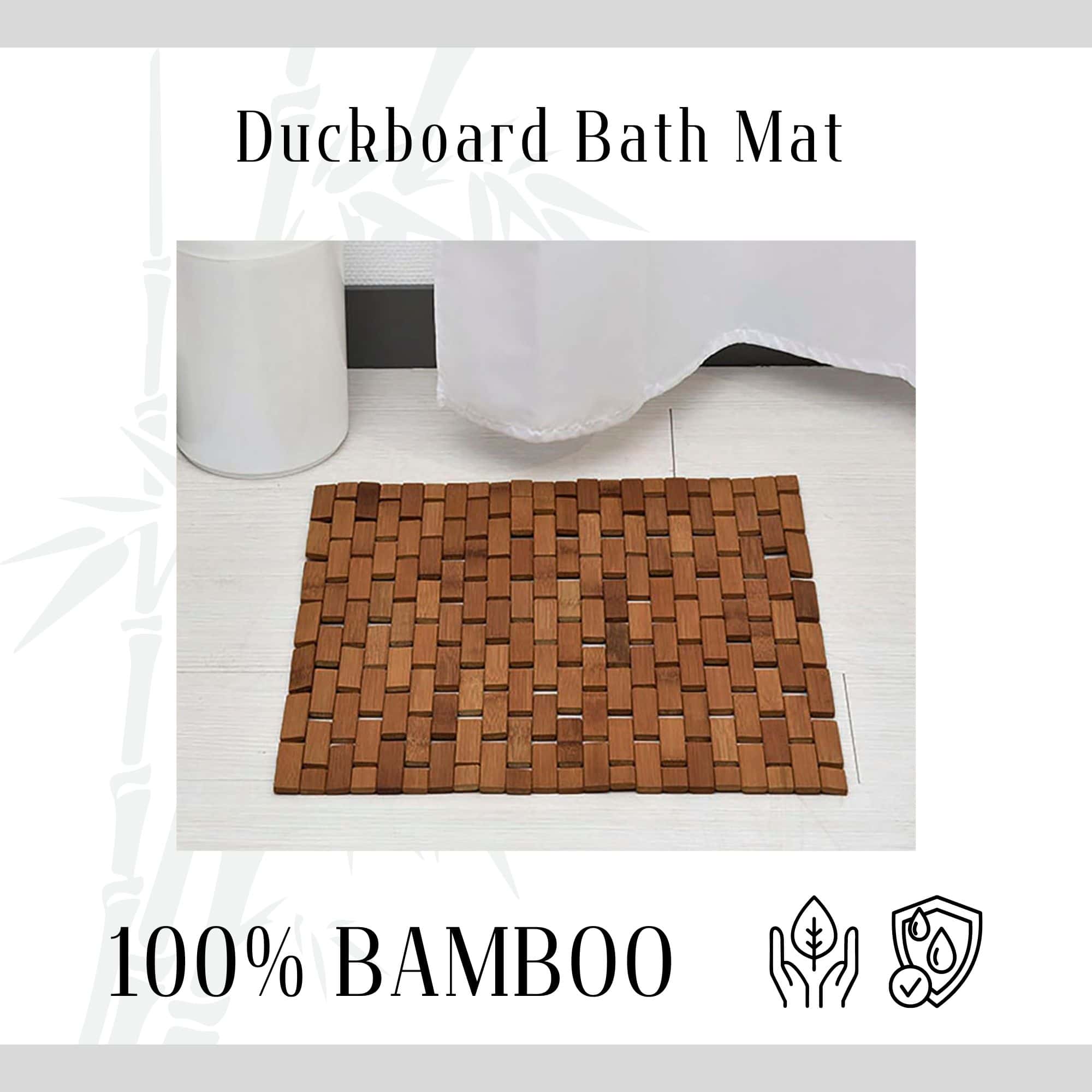 evideco-tapis-bambou-salle-de-bain-45x45-marron-antid-rapant image 3