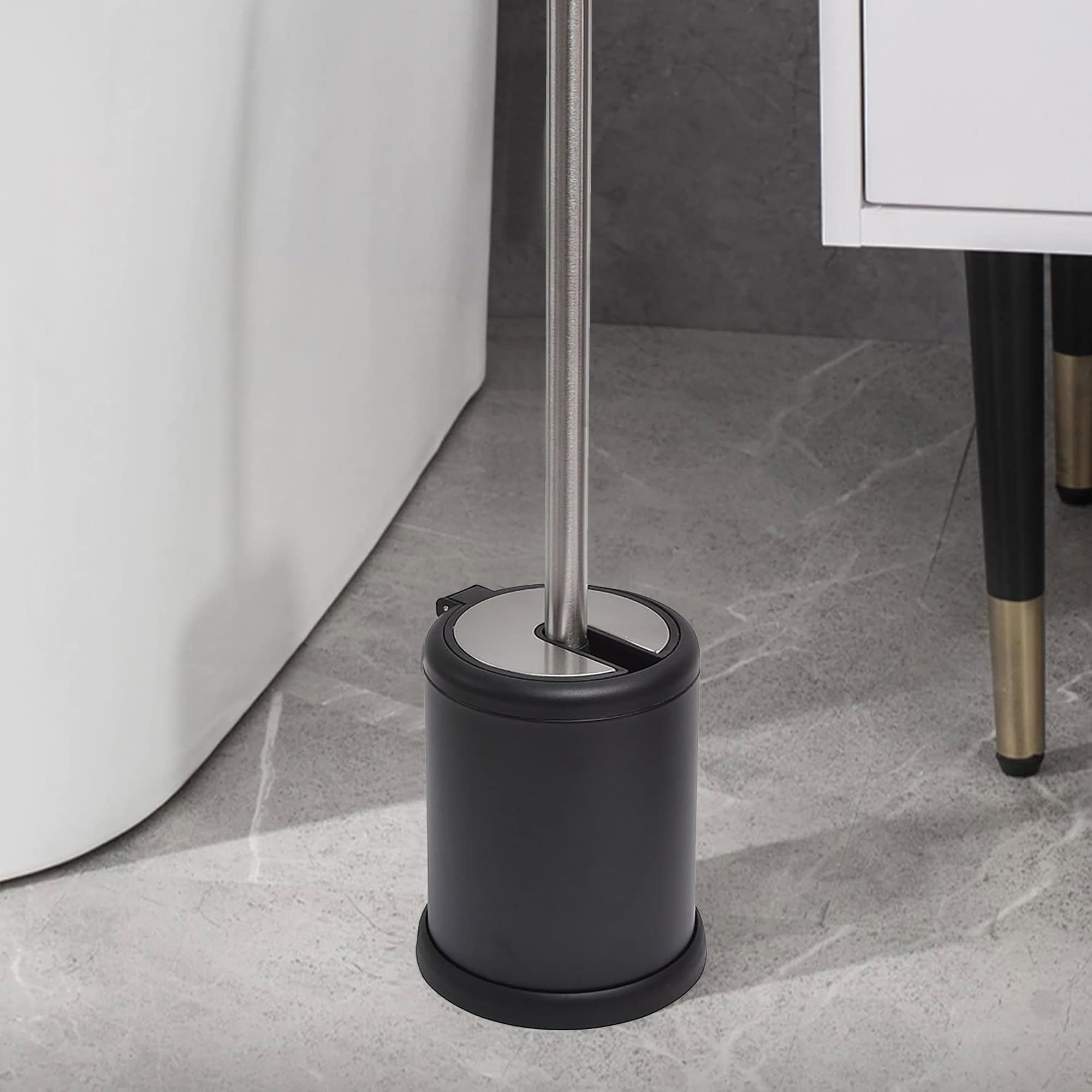 evideco-brosse-wc-noire-inox-couvercle-compact image 3