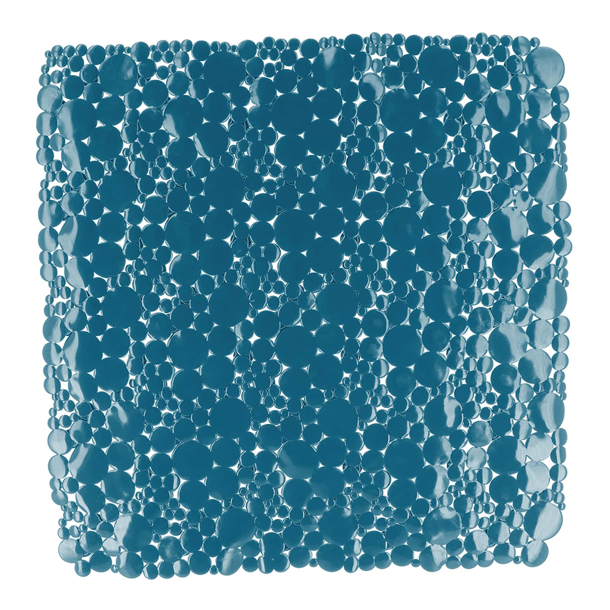 evideco-bubbles-tapis-douche-carr-antid-rapant-bleu-paon-50x50-cm image 7