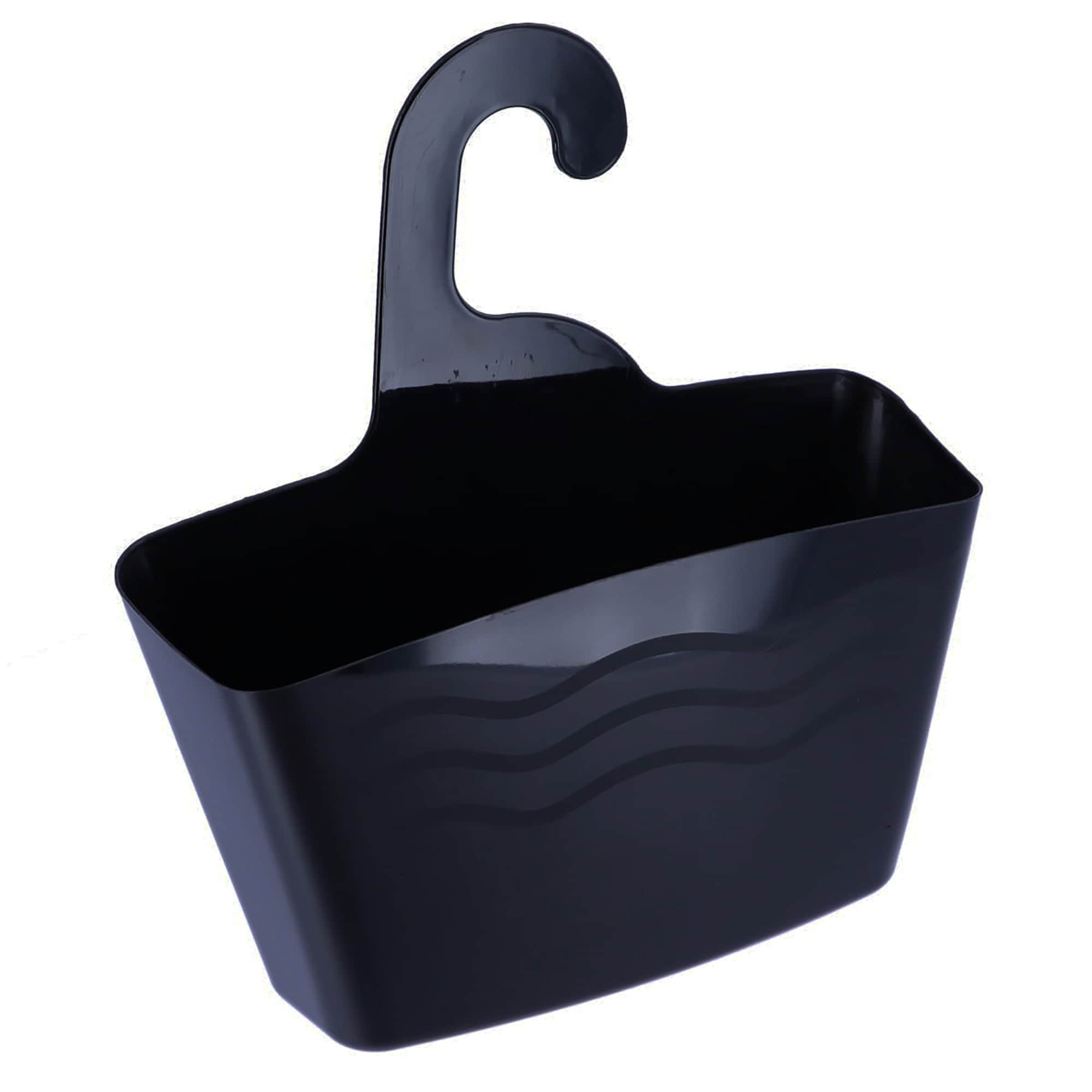 evideco-panier-de-douche-suspendu-noir-plastique image 6