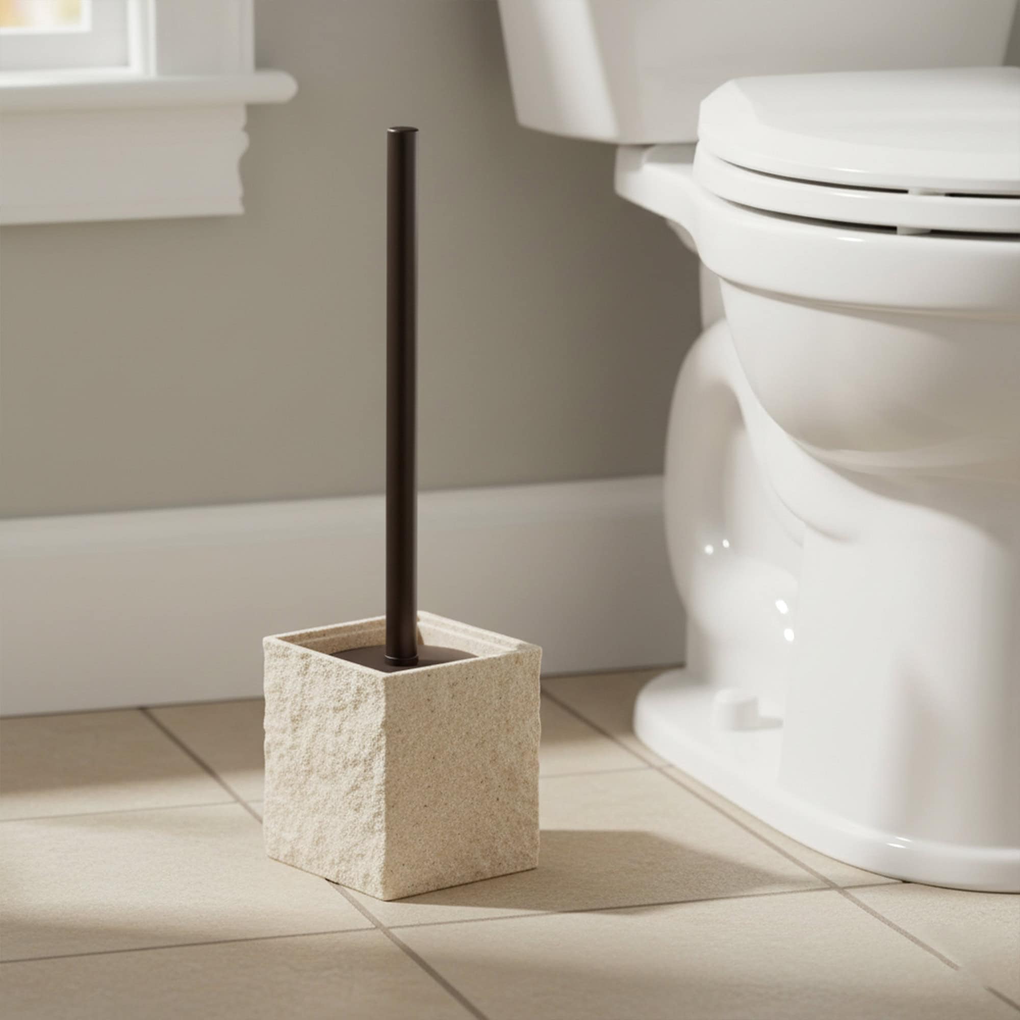evideco-stone-effect-brosse-wc-carr-e-effet-pierre-naturel image 1