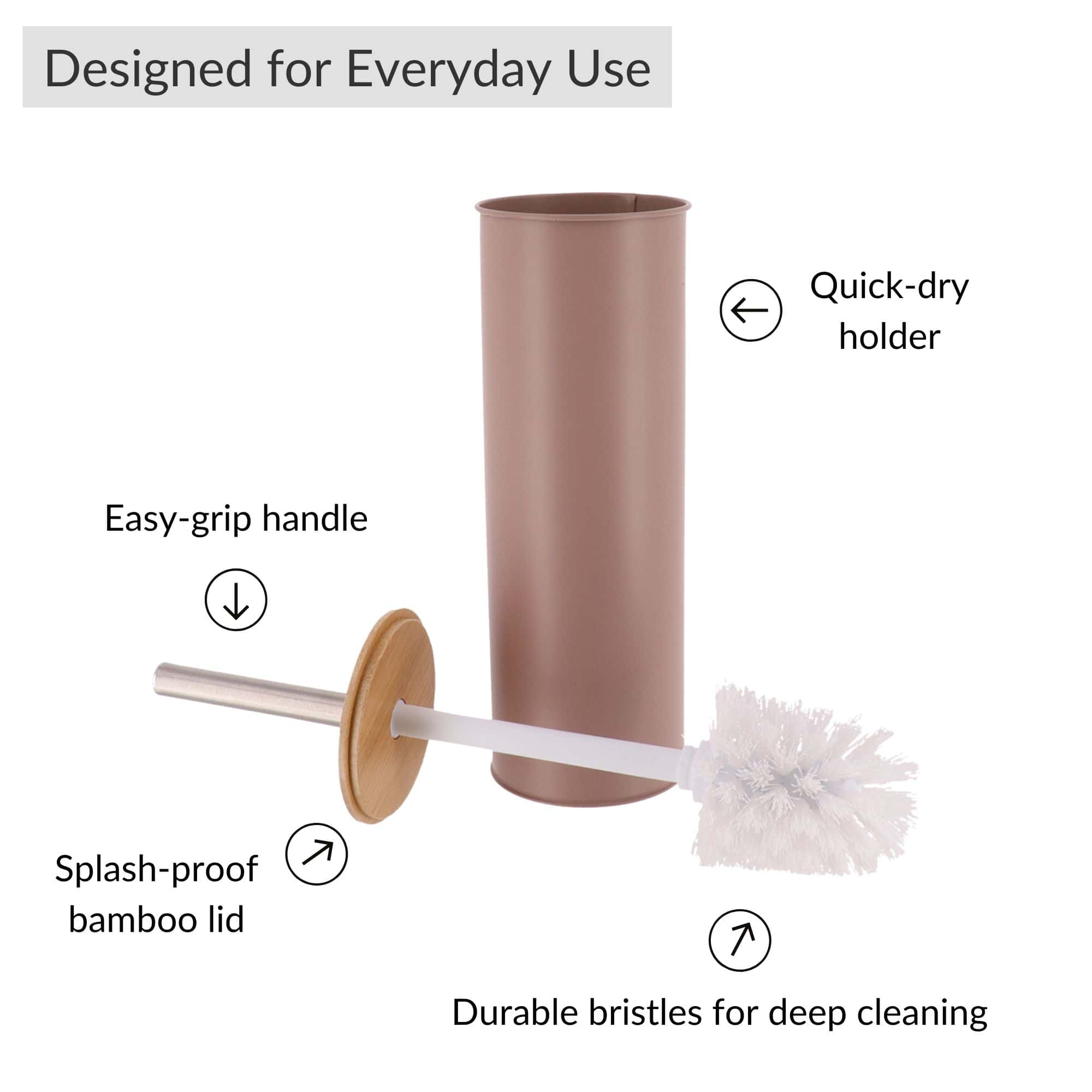 evideco-brosse-wc-avec-support-cappuccino-couvercle-bambou image 5