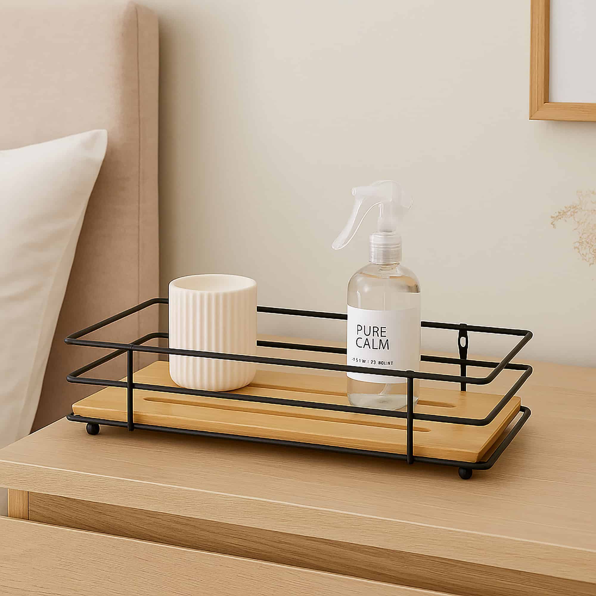 evideco-plateau-organisateur-salle-de-bain-bambou-noir image 4