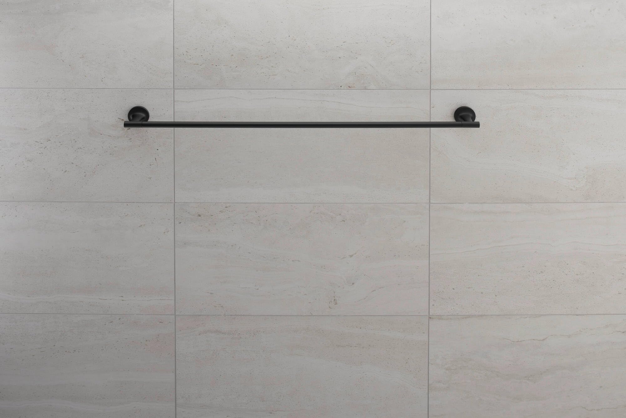 duravit-starck-t-porte-serviettes-mural-81cm-noir-mat-1-bras image 4