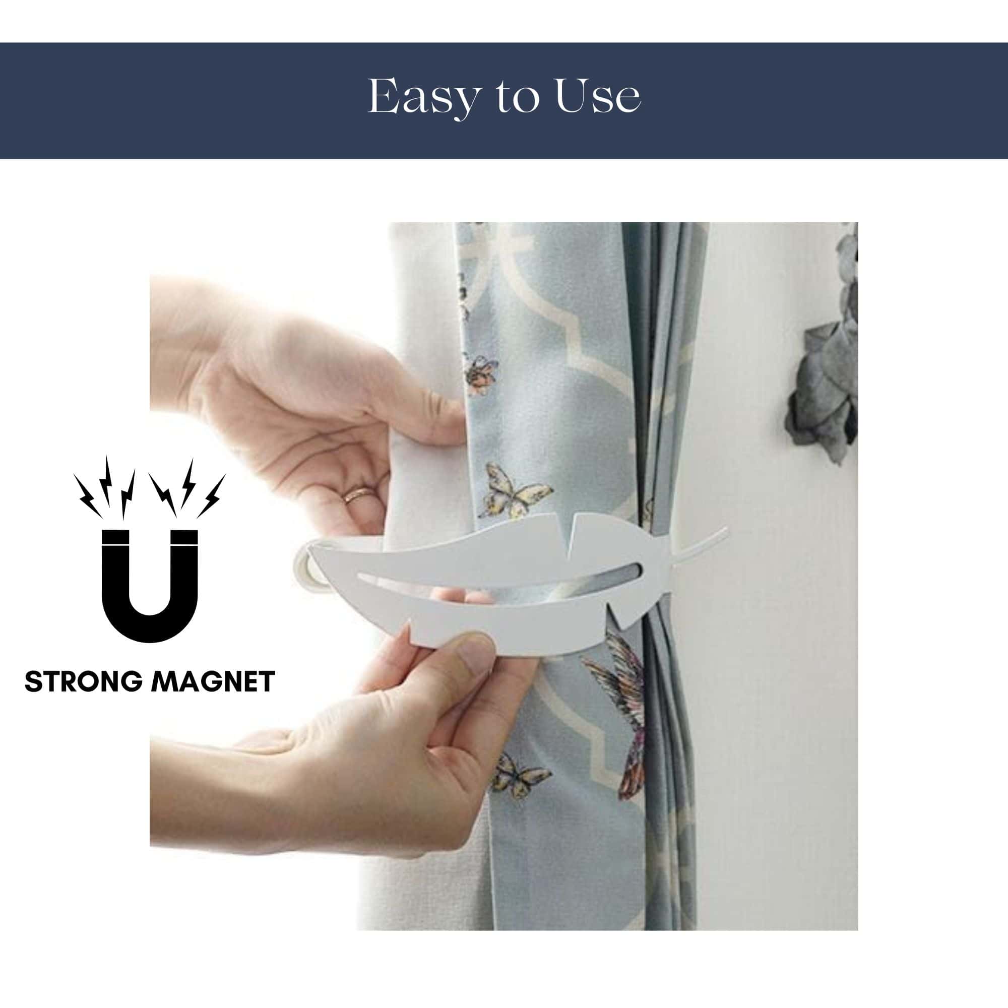 evideco-home-accessories-plume-embrasse-rideau-blanc-lot-2-magn-tique image 4