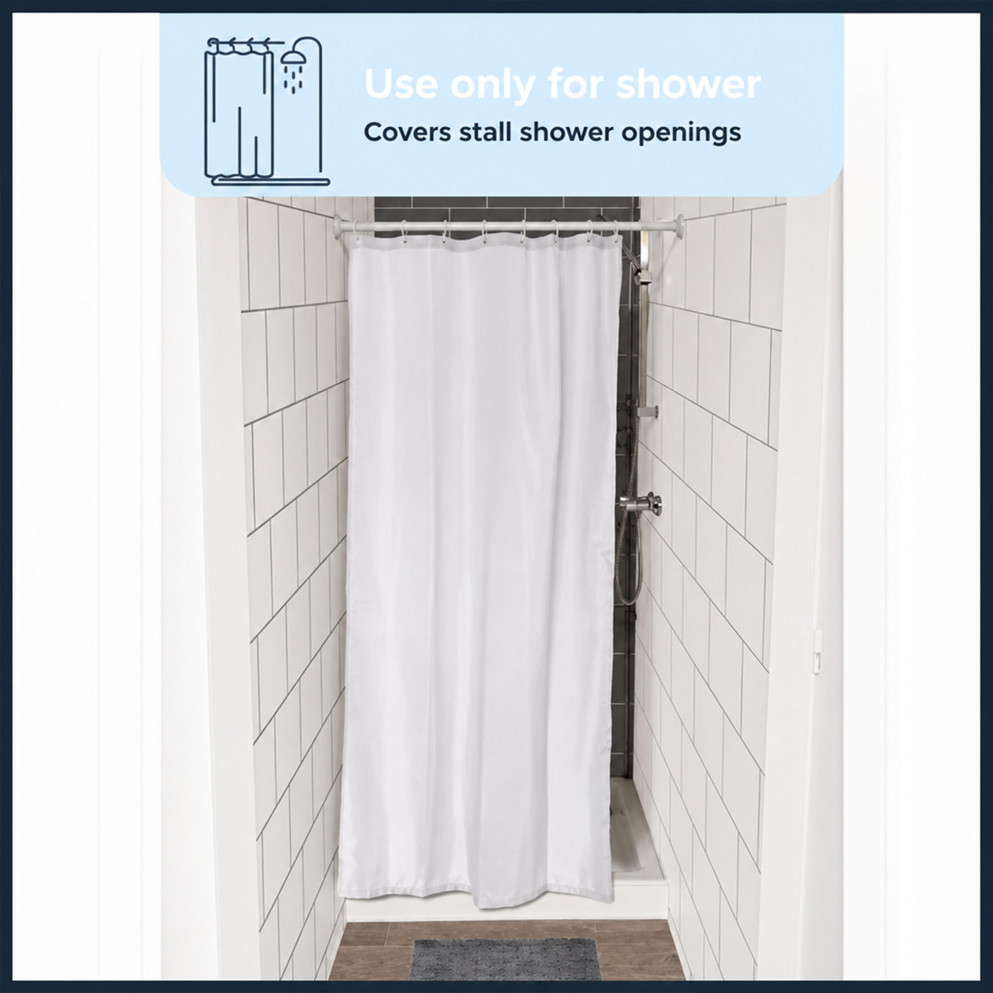 evideco-rideau-de-douche-blanc-mi-large-polyester-120x180-cm-8-anneaux image 7