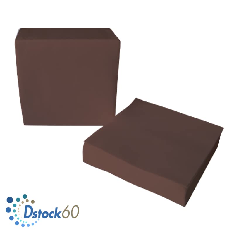 dstock60-serviettes-jetables-airlaid-chocolat-40x40-lot-60 image 2