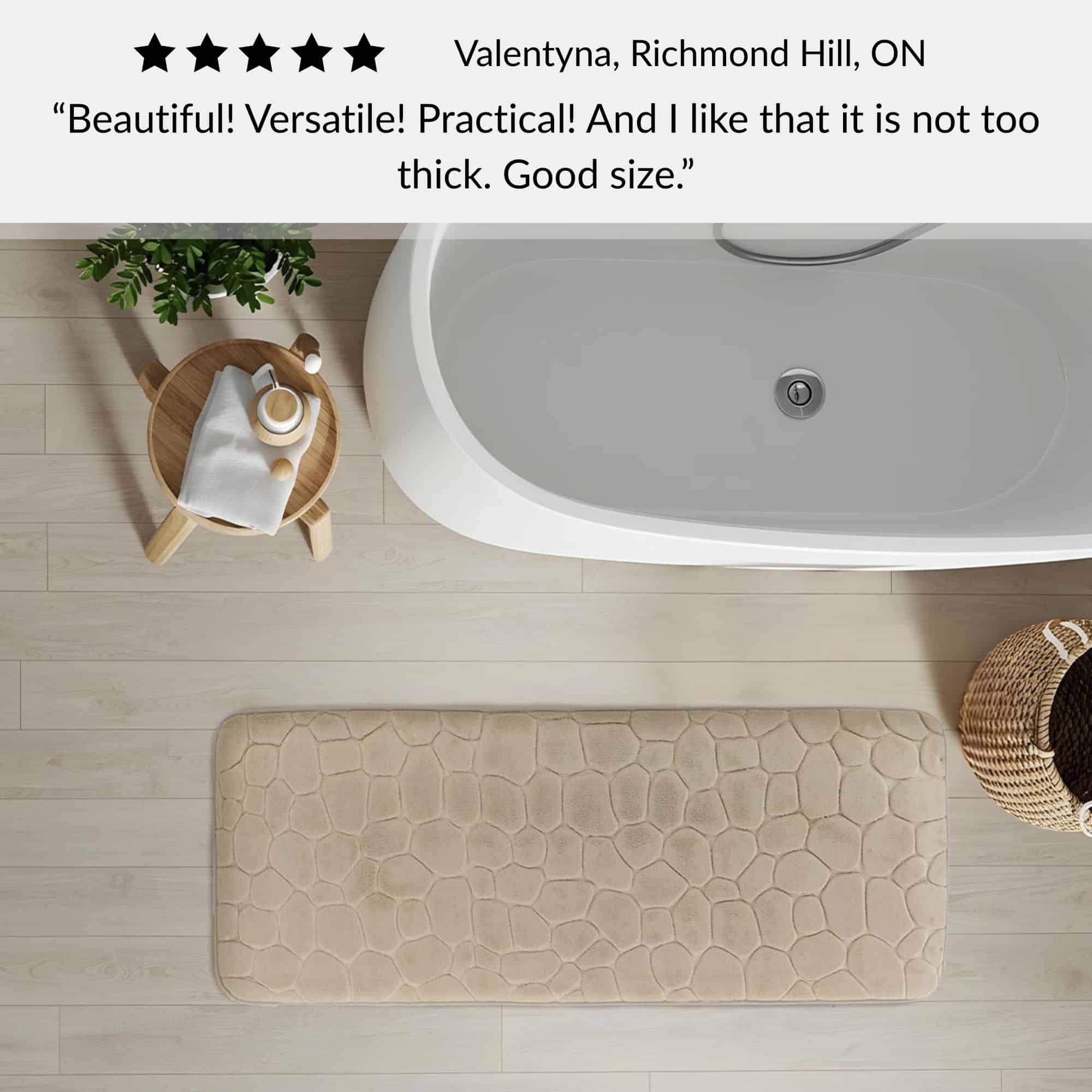 evideco-tapis-salle-de-bain-m-moire-de-forme-galets-taupe-48x18 image 7