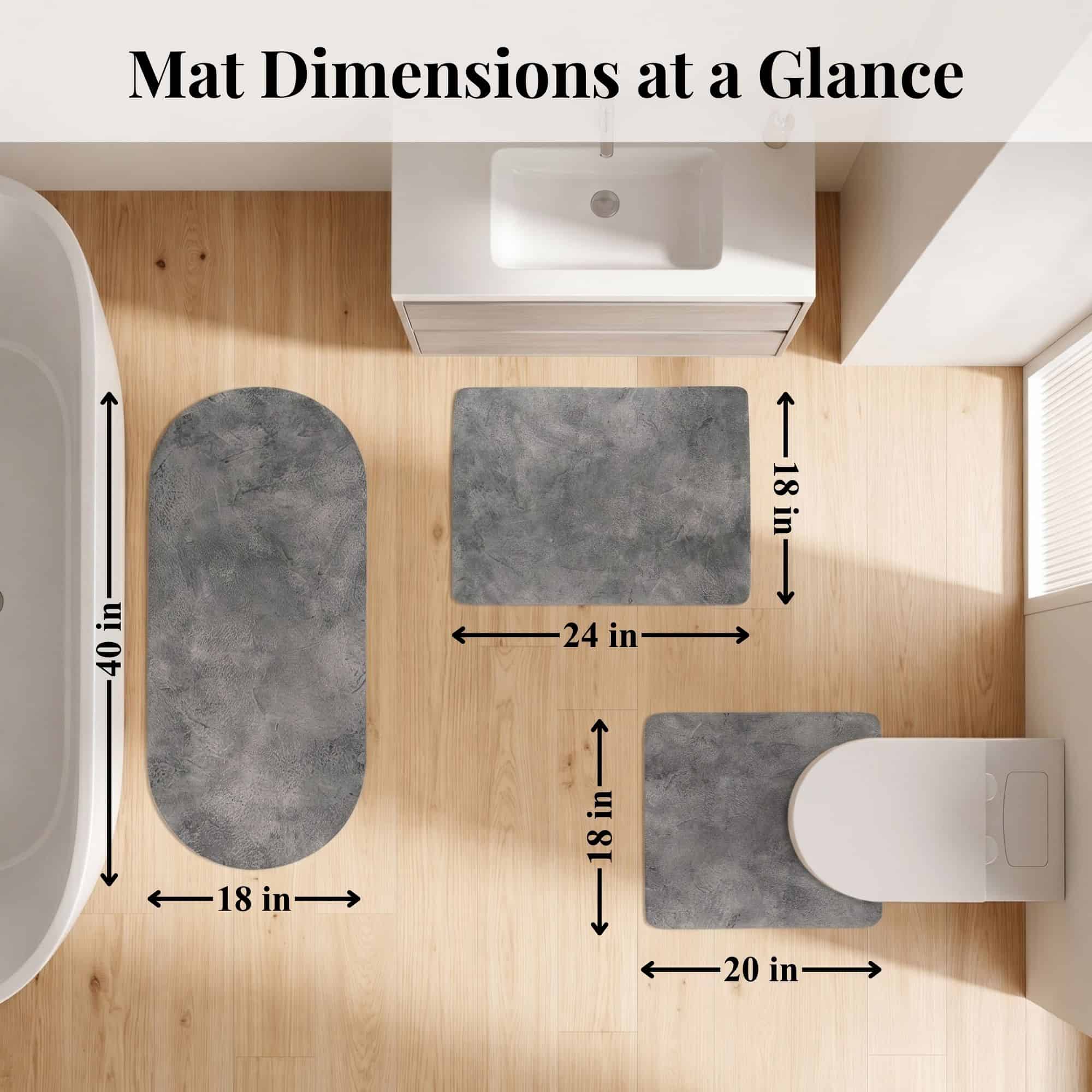 evideco-bathroom-mats-tapis-salle-de-bain-gris-b-ton-3-pi-ces image 7