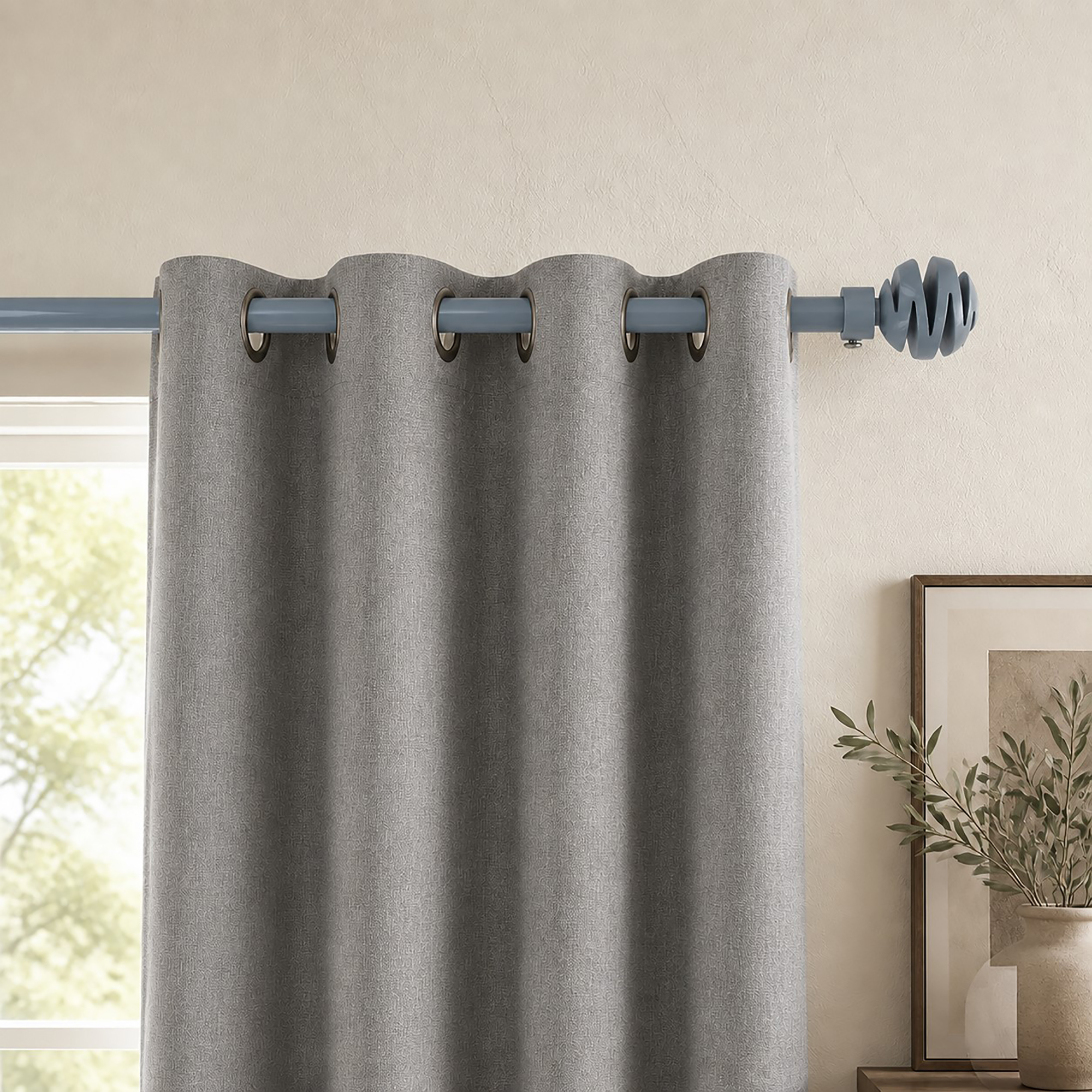 evideco-home-accessories-tringle-rideau-gris-127-208-cm-extensible image 7