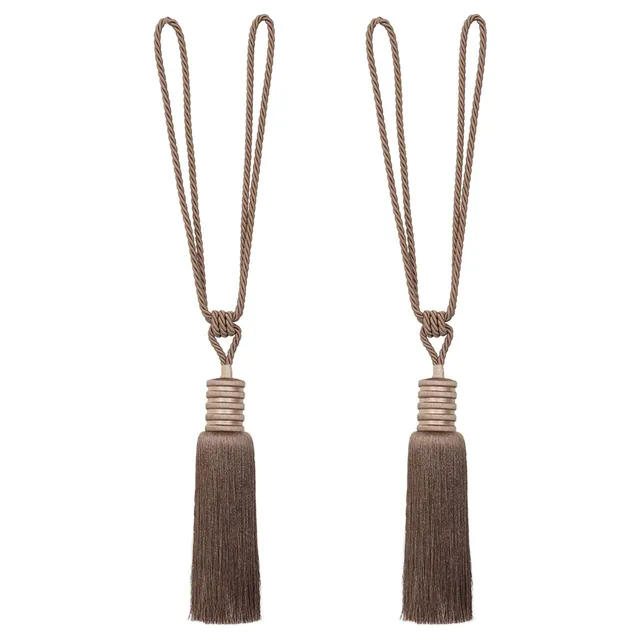 evideco-home-accessories-embrasse-rideau-gland-marron-mocha-lot-2 image 1
