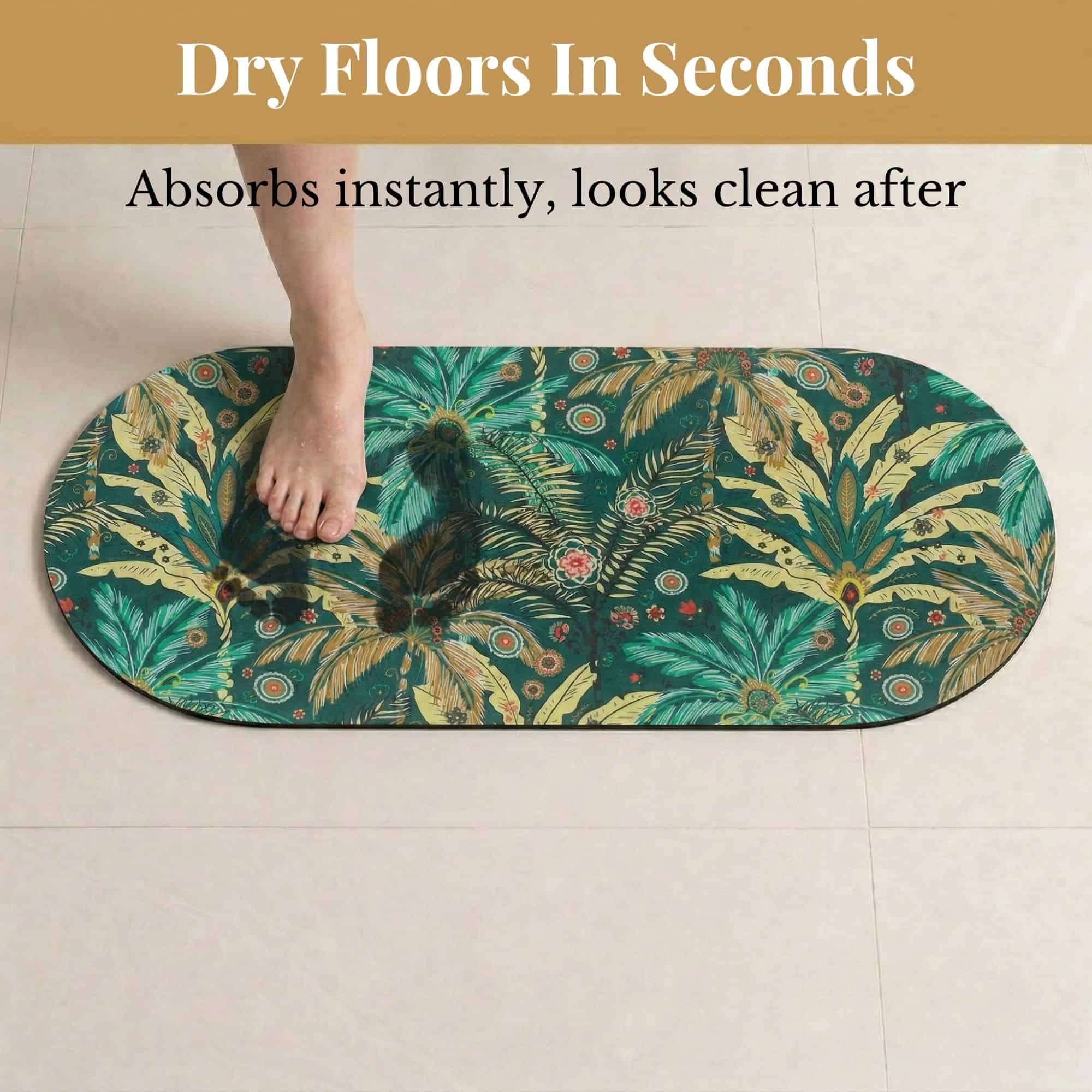 evideco-jungle-bloom-runner-40-18-tapis-de-bain-antid-rapant image 2