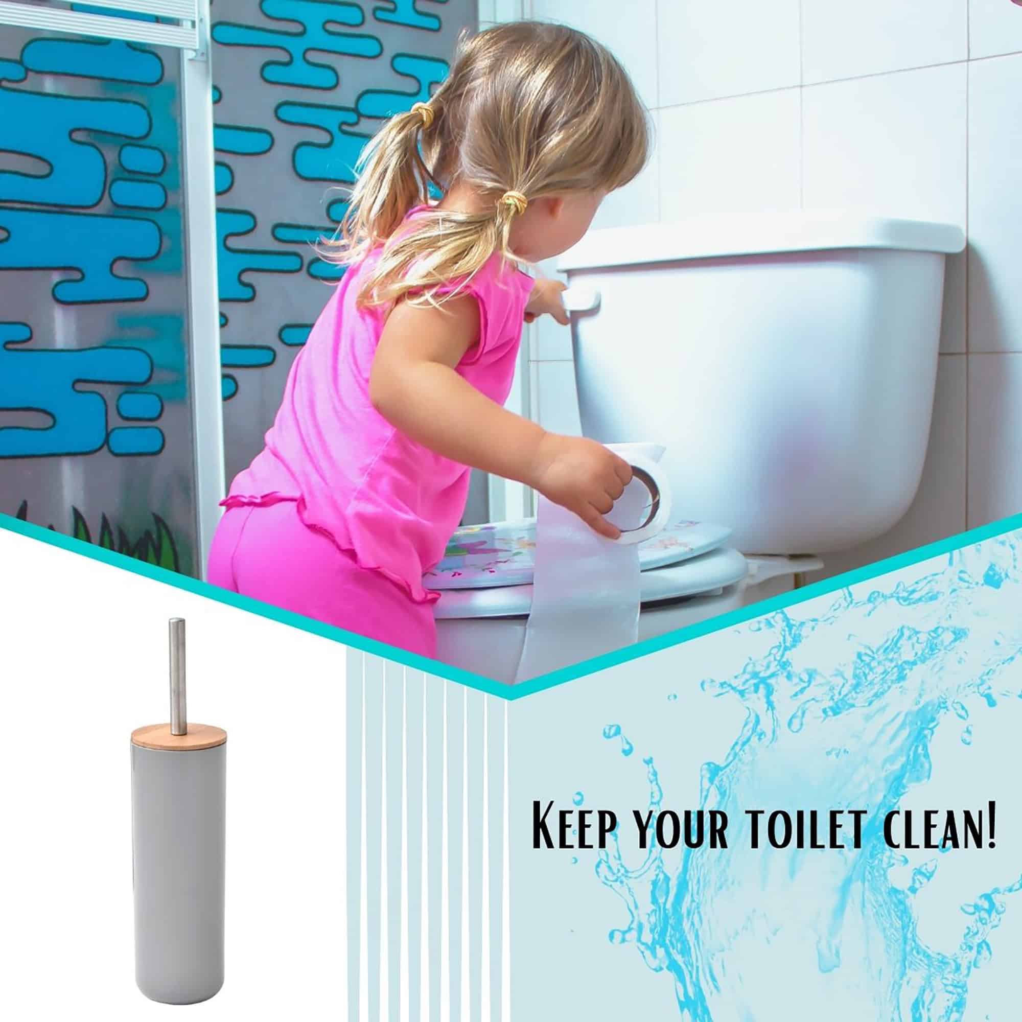 evideco-toilet-seats-brosse-wc-grise-bambou-avec-support image 4