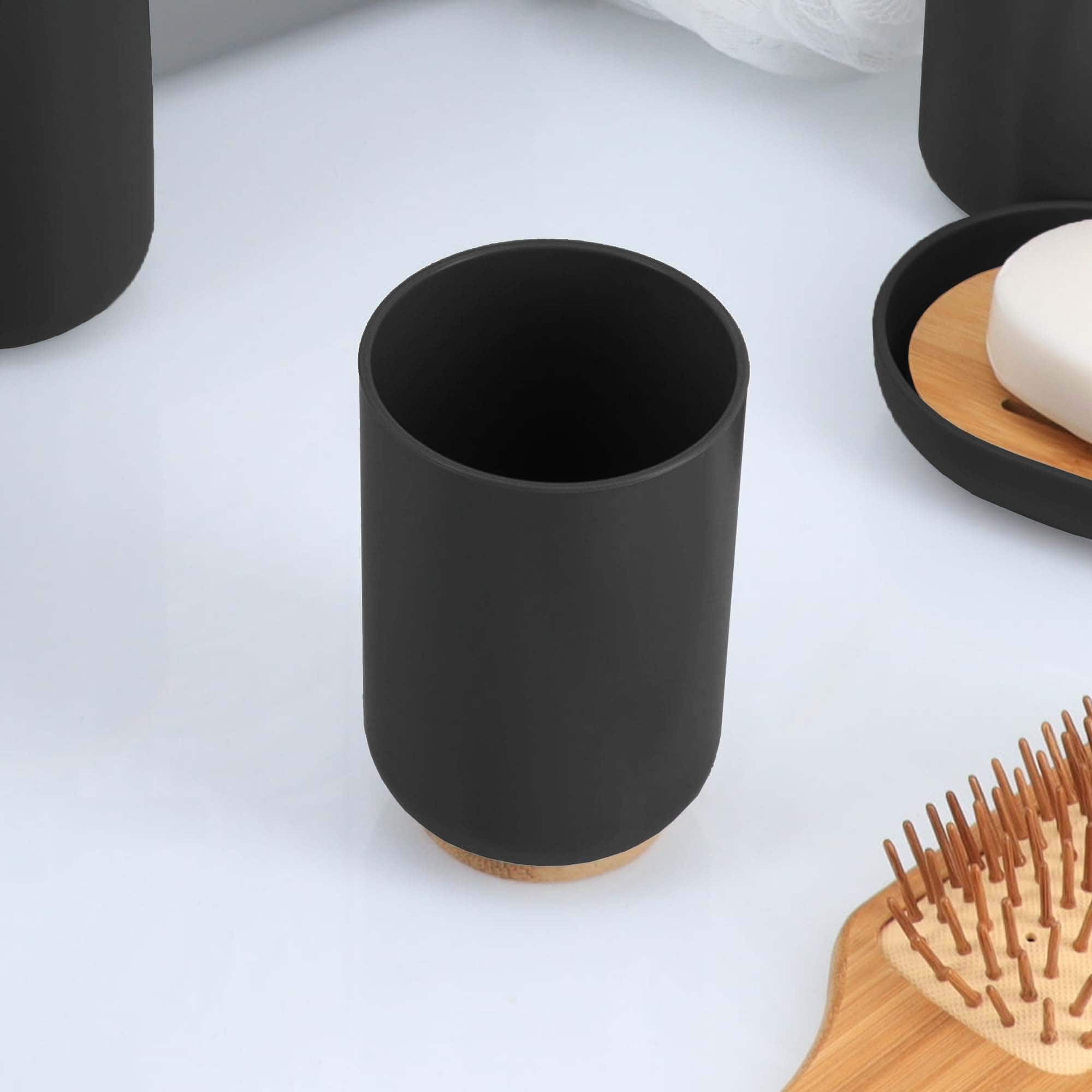 evideco-bathroom-accessories-gobelet-noir-bambou-padang-30-cl image 2