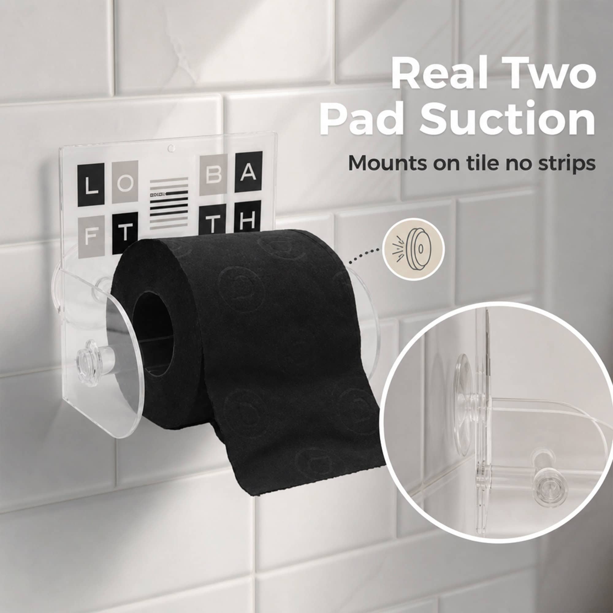 evideco-peace-and-loft-porte-papier-toilette-ventouse-gris image 4