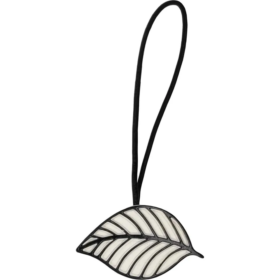evideco-embrasse-rideau-magn-tique-blanc-feuille-r-sine image 1