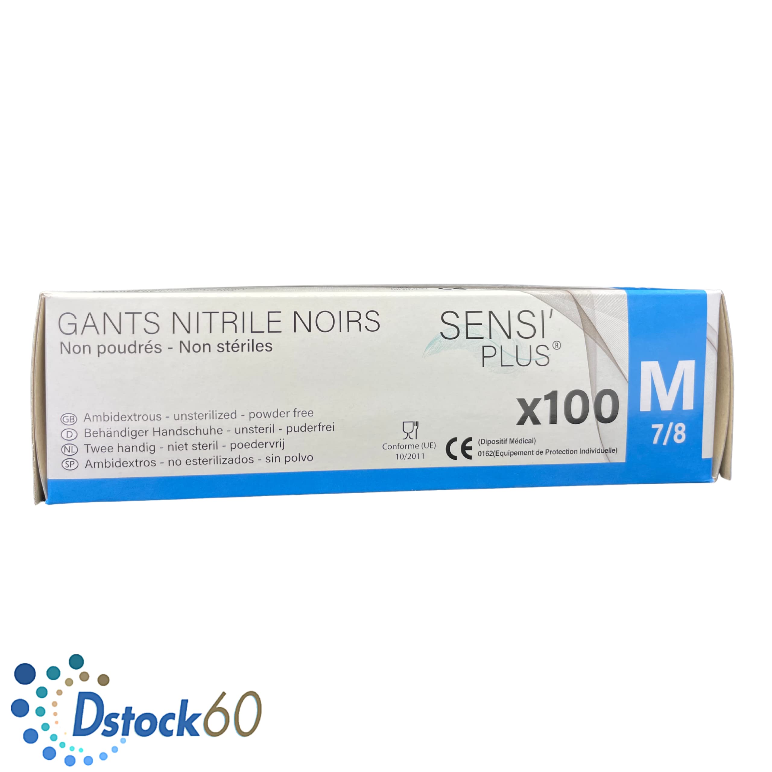 dstock60-sensi-plus-gants-nitrile-noirs-taille-m-bo-te-100 image 3