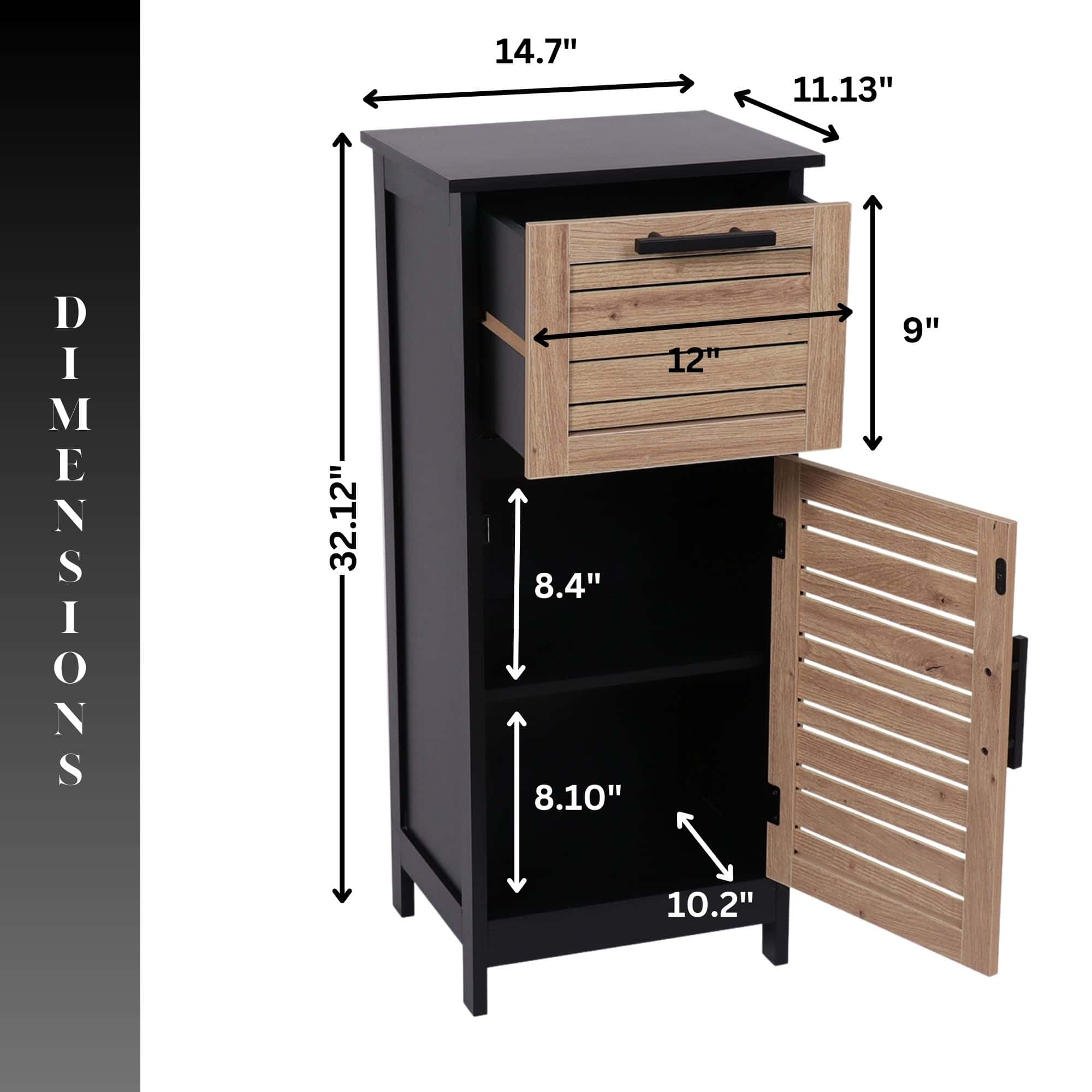 evideco-bergen-meuble-salle-de-bain-compact-noir-marron image 5