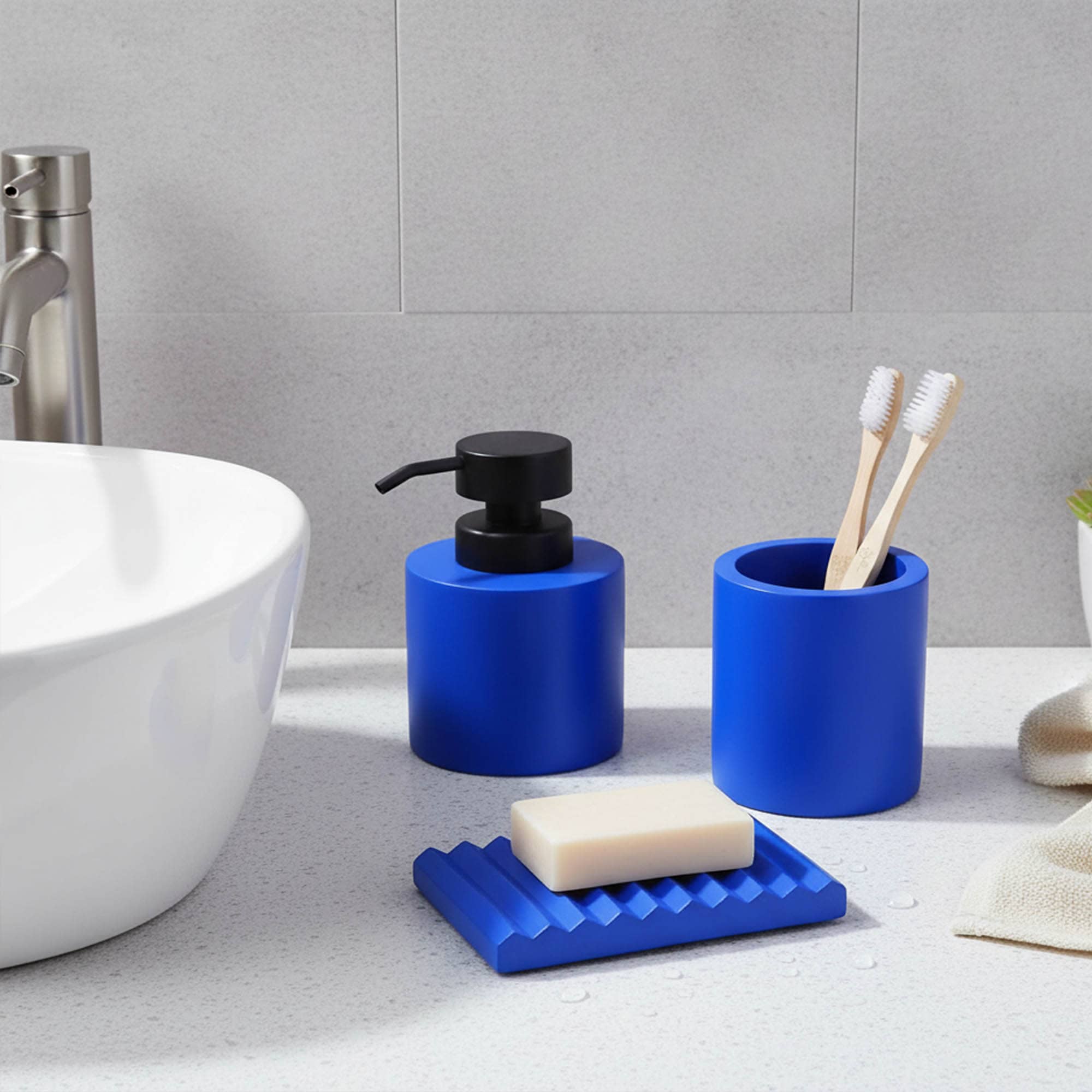 evideco-bathroom-accessories-set-salle-de-bain-bleu-ciment-4-pi-ces image 6