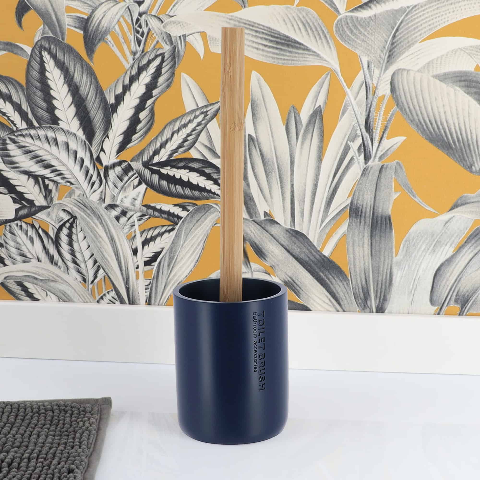 evideco-ensemble-salle-de-bain-bleu-marine-bambou-5-pi-ces image 3