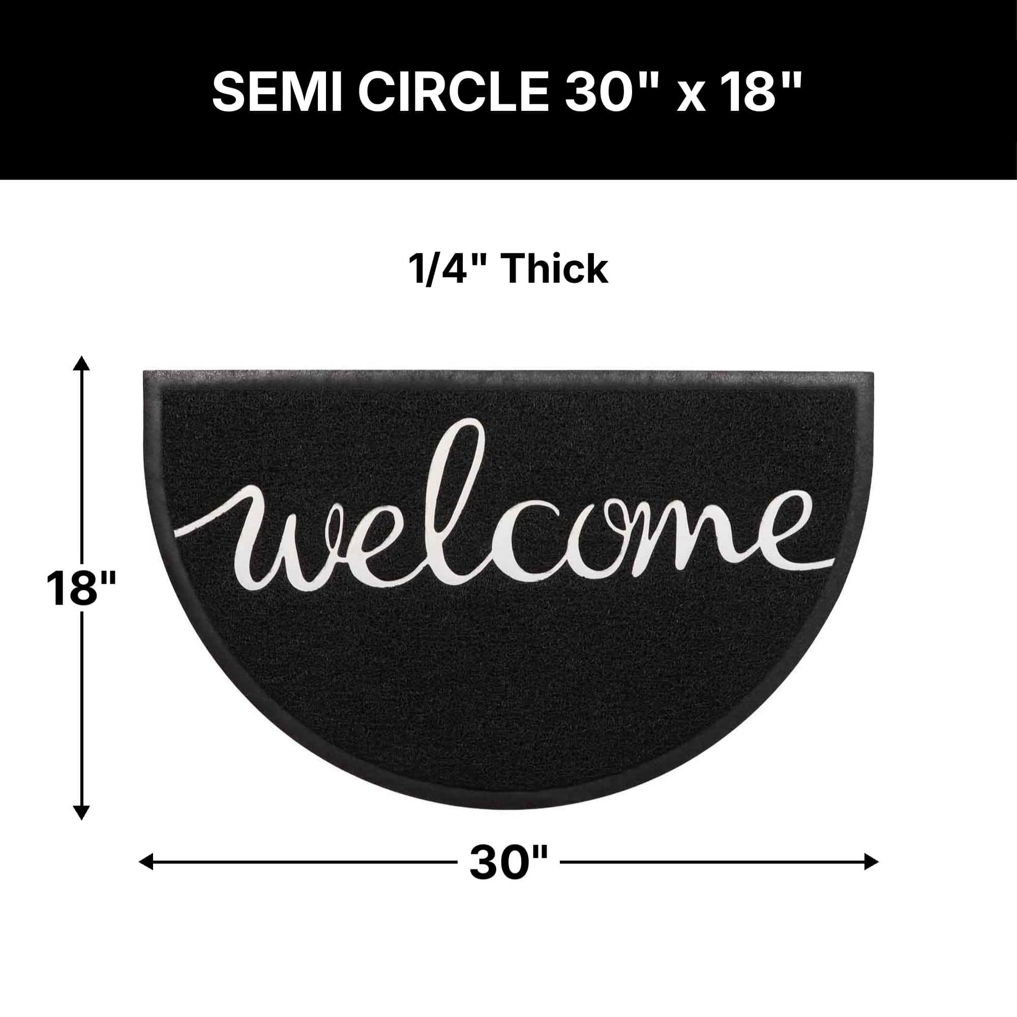 evideco-welcome-paillasson-demi-lune-noir-76x46-cm-pvc image 7