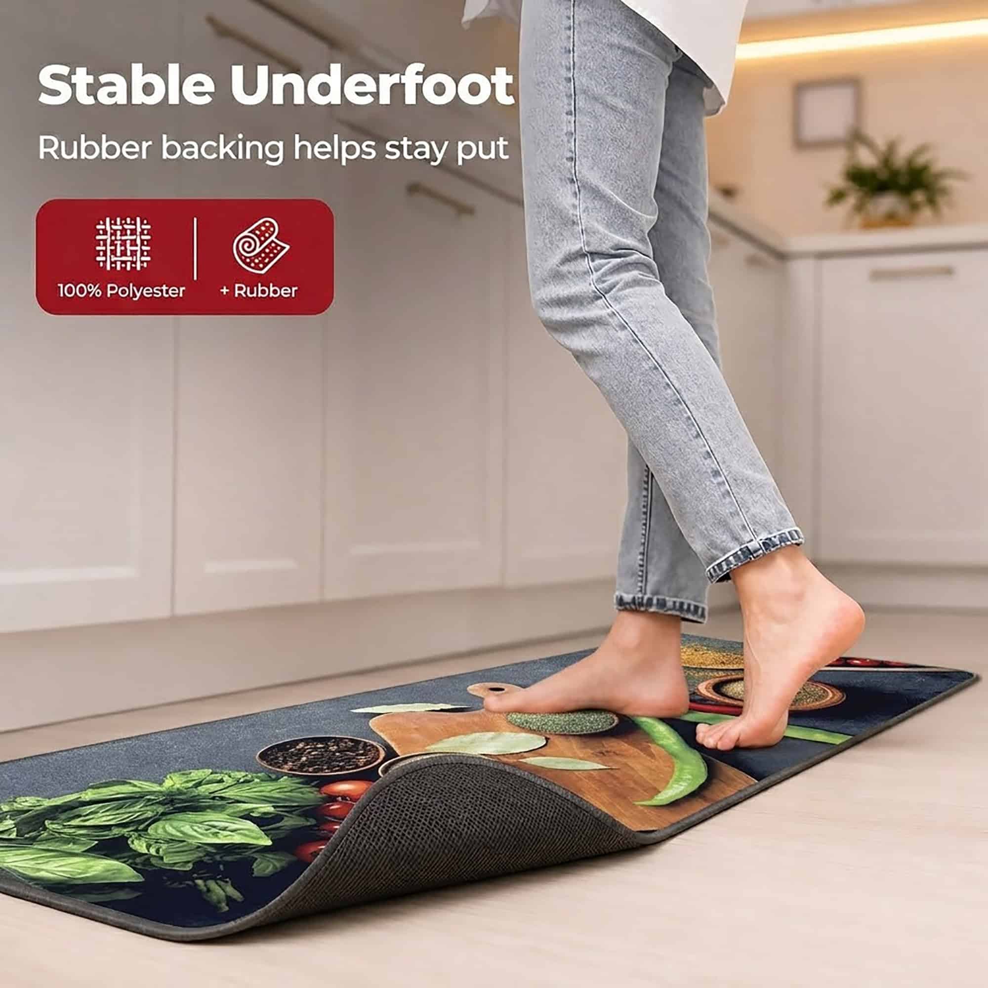 evideco-home-accessories-tapis-de-cuisine-herbes-50x120-cm image 2