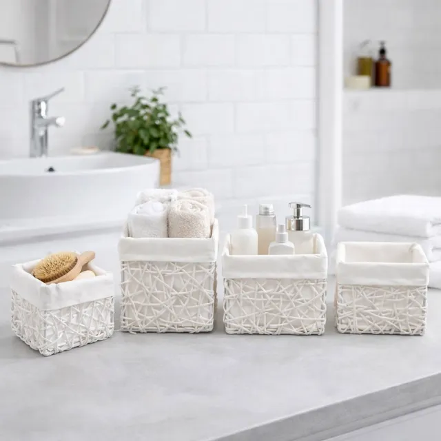 evideco-paniers-rangement-tress-s-violets-sangles-lot-3 image 1