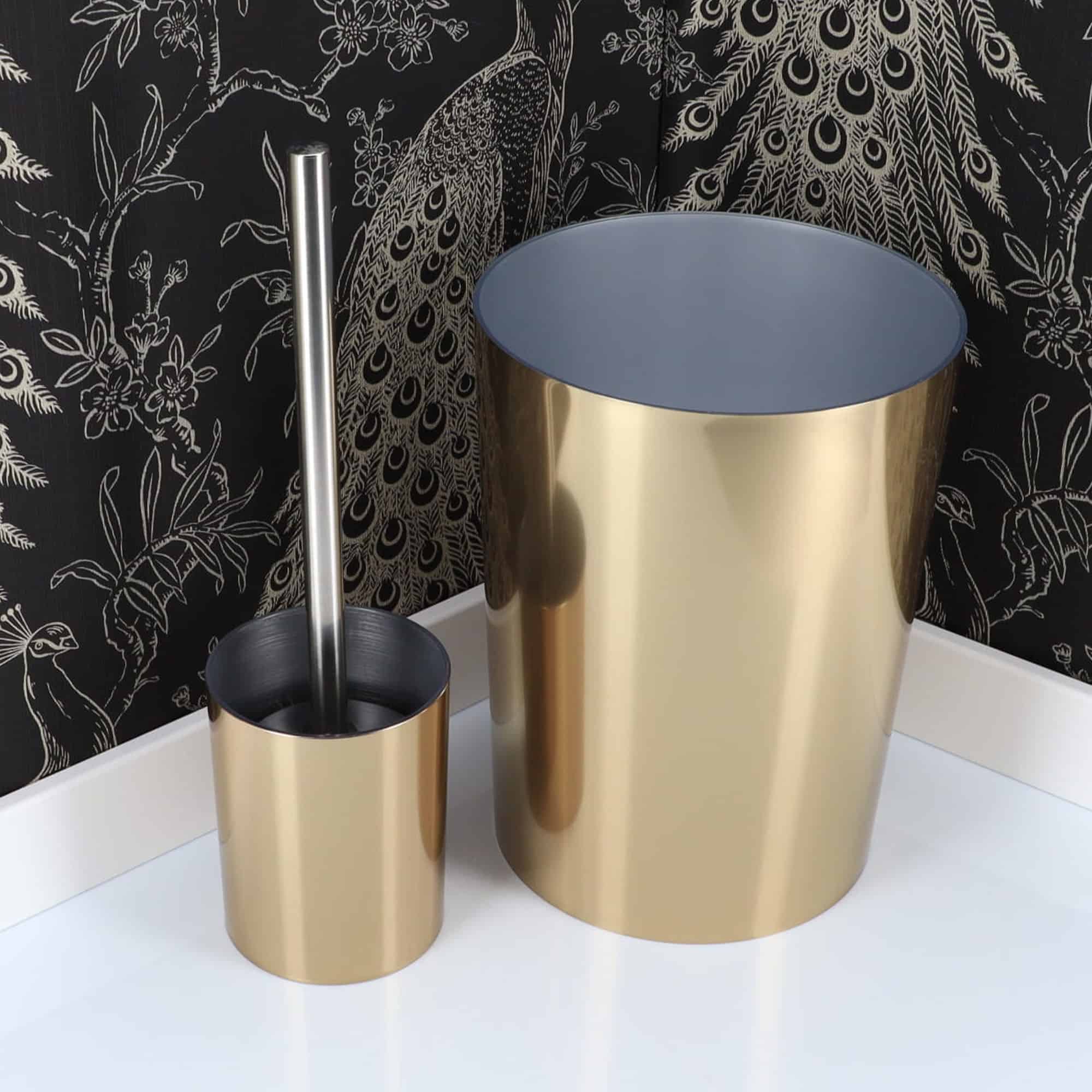 evideco-toilet-seats-brosse-wc-dor-e-golden-effet-bross image 4