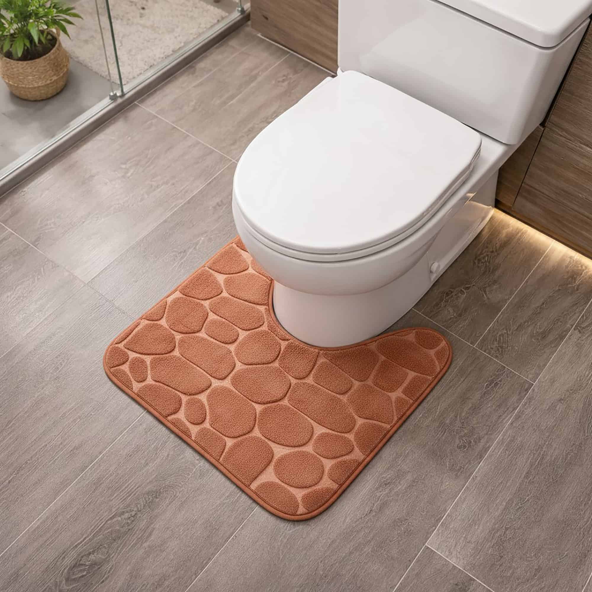 evideco-tapis-contour-wc-mousse-m-moire-cuivre-galet-45x50 image 1