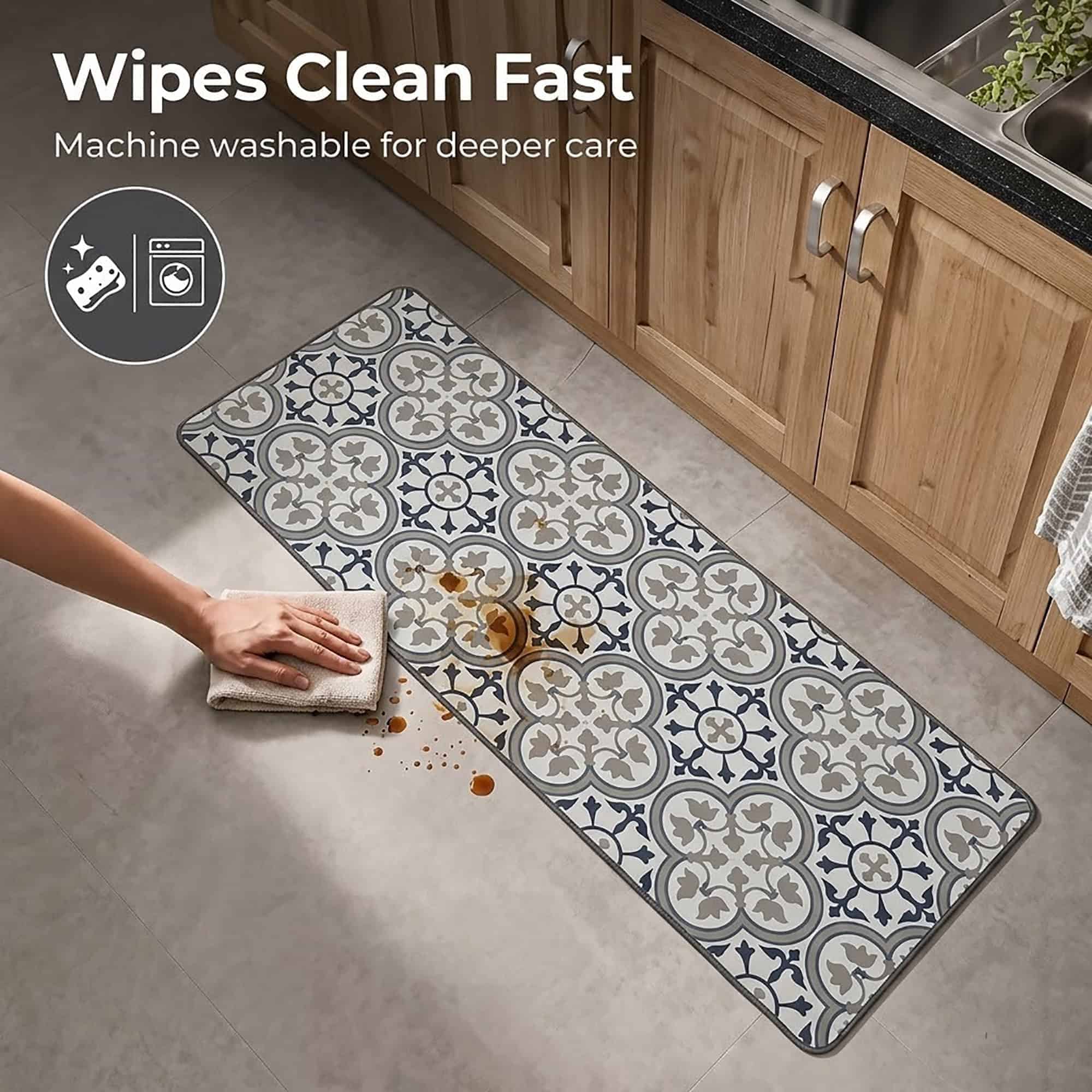 evideco-home-accessories-paco-lot-2-tapis-cuisine-bleu-gris-carreaux image 3