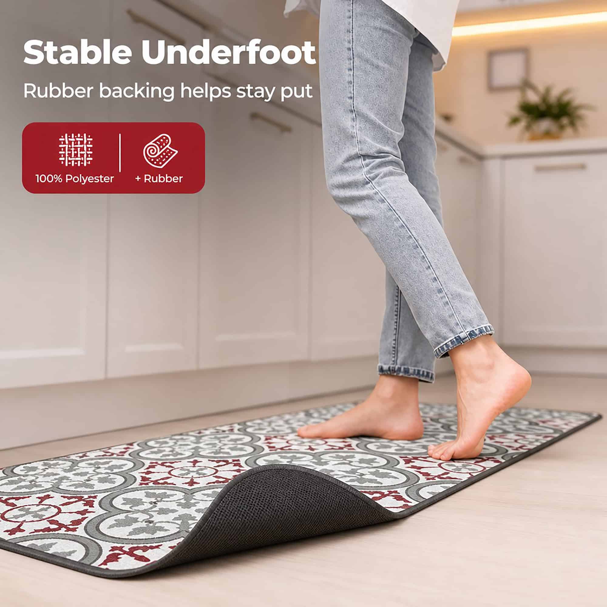 evideco-paco-tapis-cuisine-runner-rouge-gris-119x51 image 2