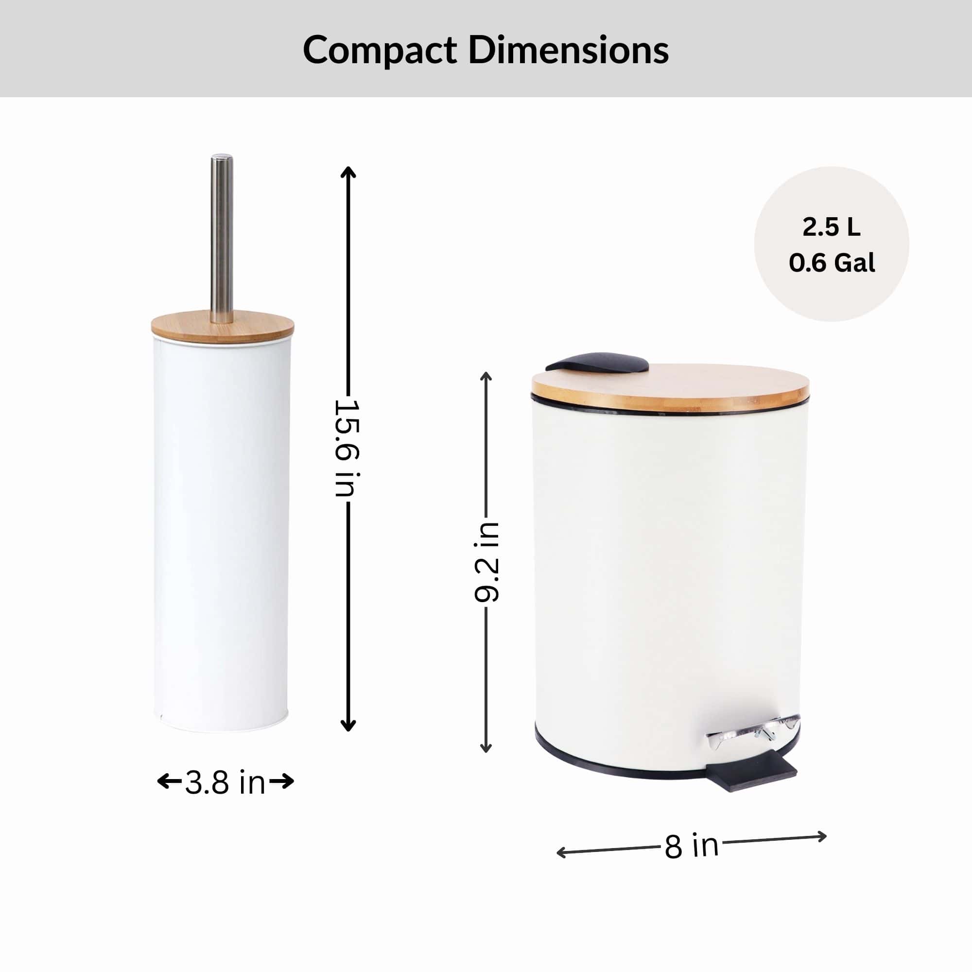 evideco-toilet-seats-set-salle-de-bain-blanc-bambou-poubelle-brosse image 5