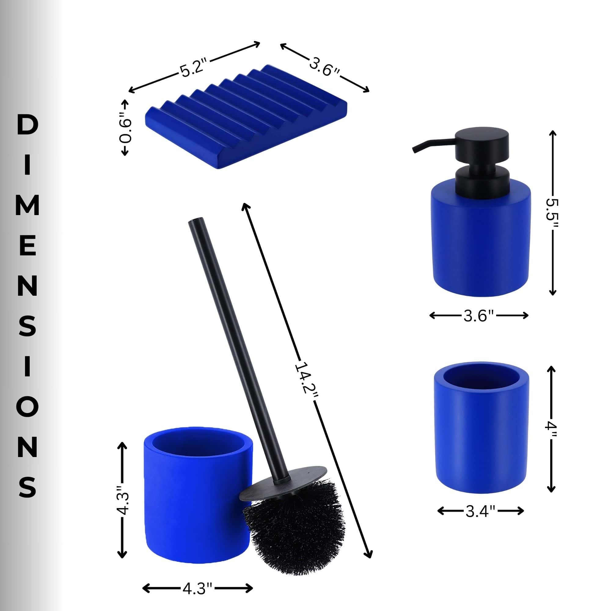 evideco-bathroom-accessories-set-salle-de-bain-bleu-ciment-4-pi-ces image 4