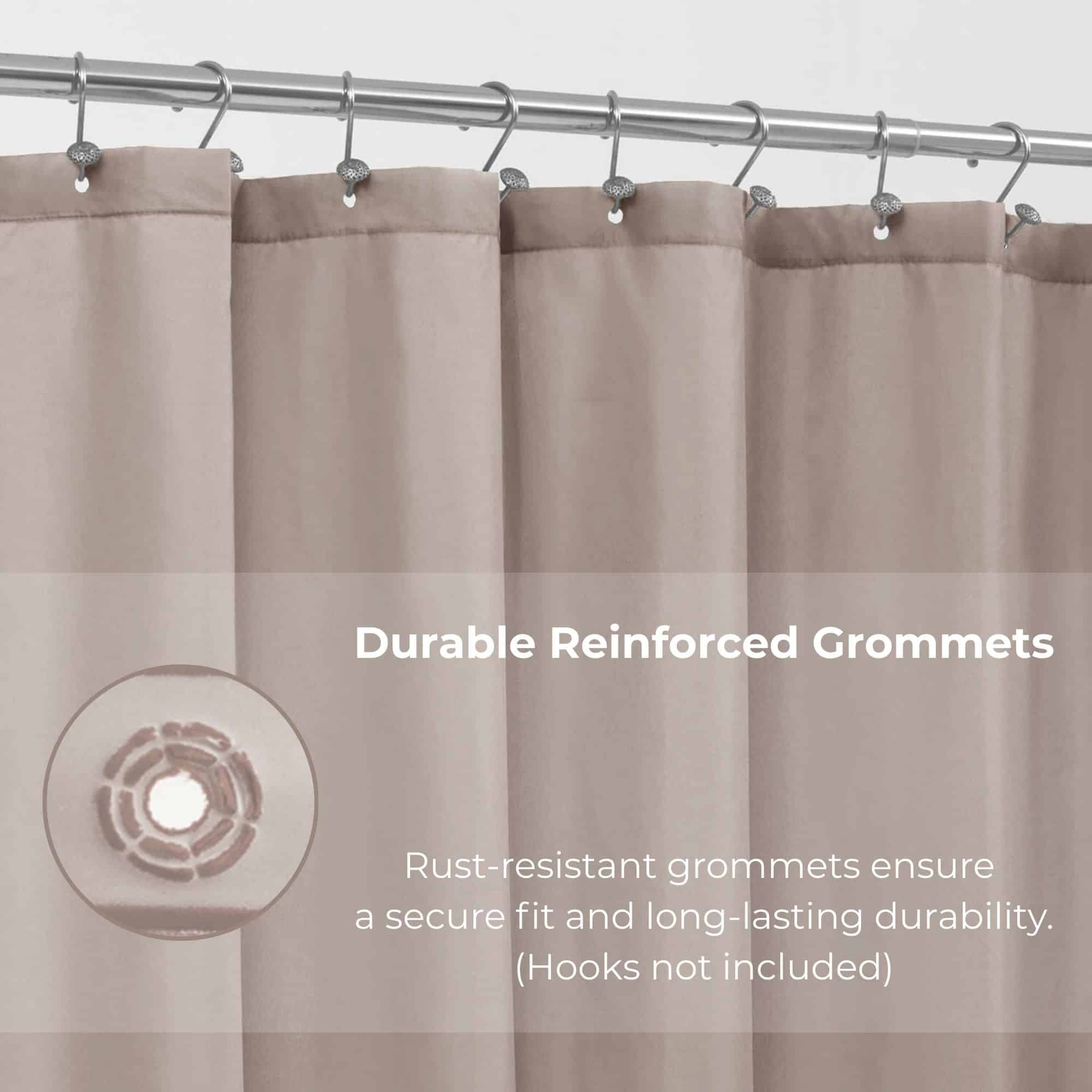 evideco-taupe-rideau-douche-extra-long-imperm-able-180x200 image 4