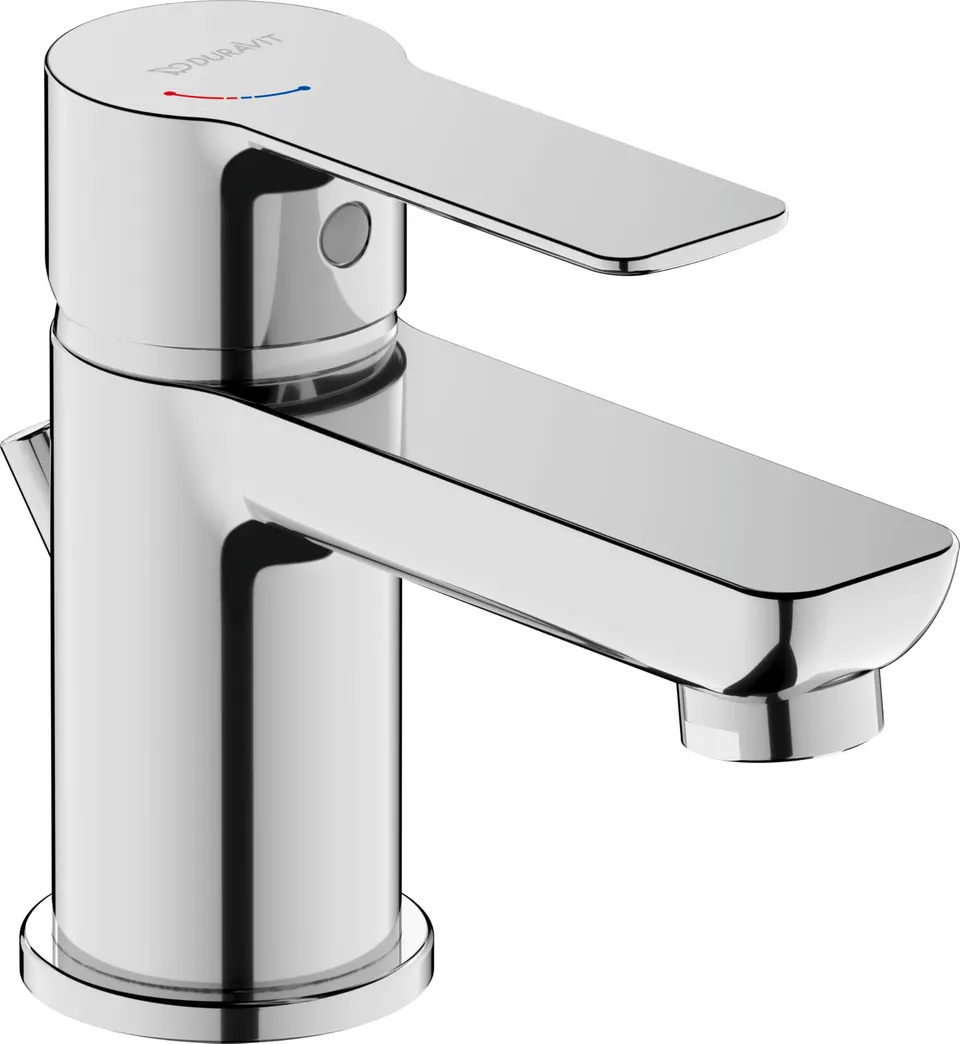 duravit-d-code-dc1013001010-mitigeur-lavabo-s-chrom-avec-bonde image 1