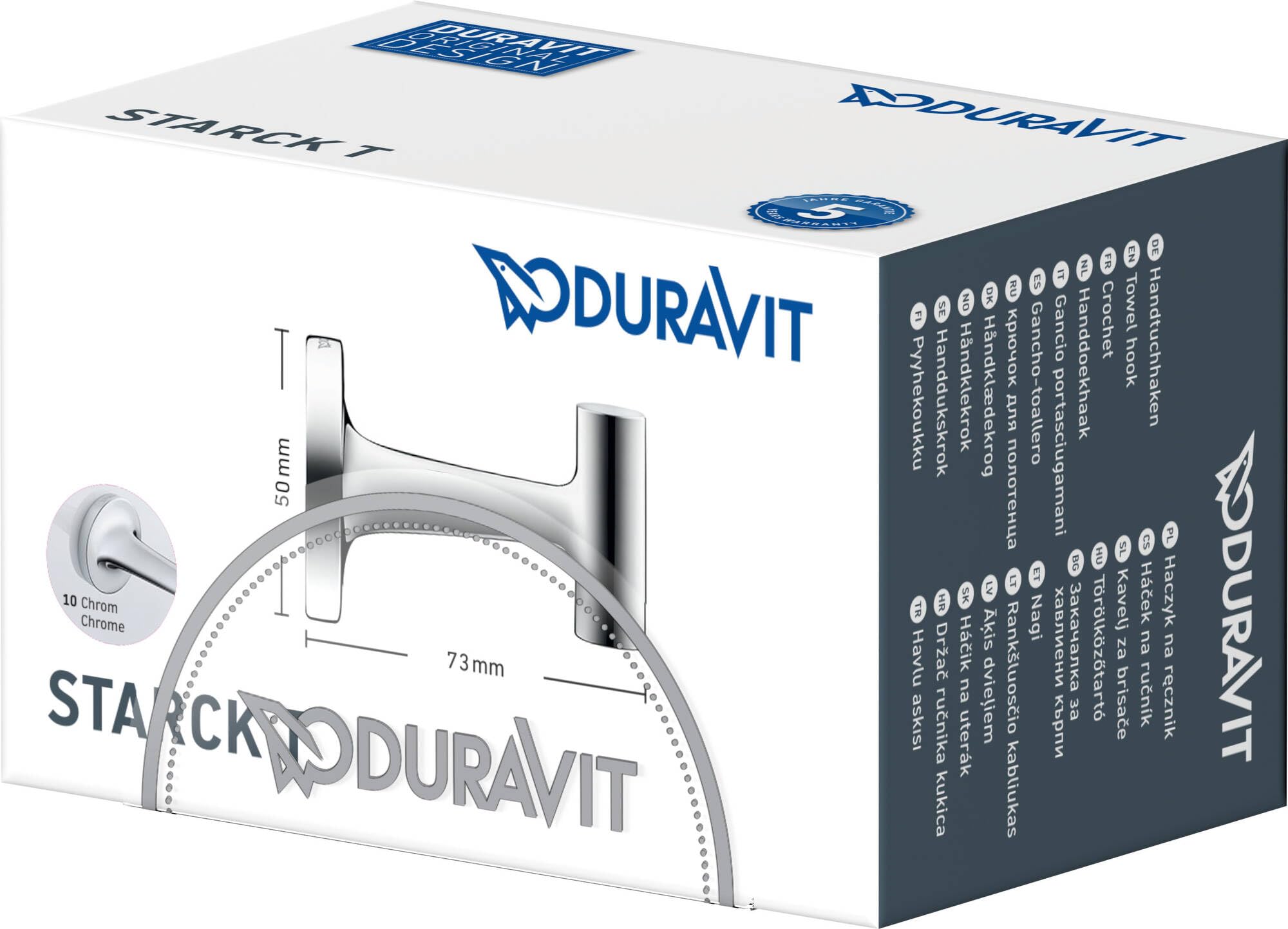 duravit-starck-t-crochet-porte-serviette-chrom image 2