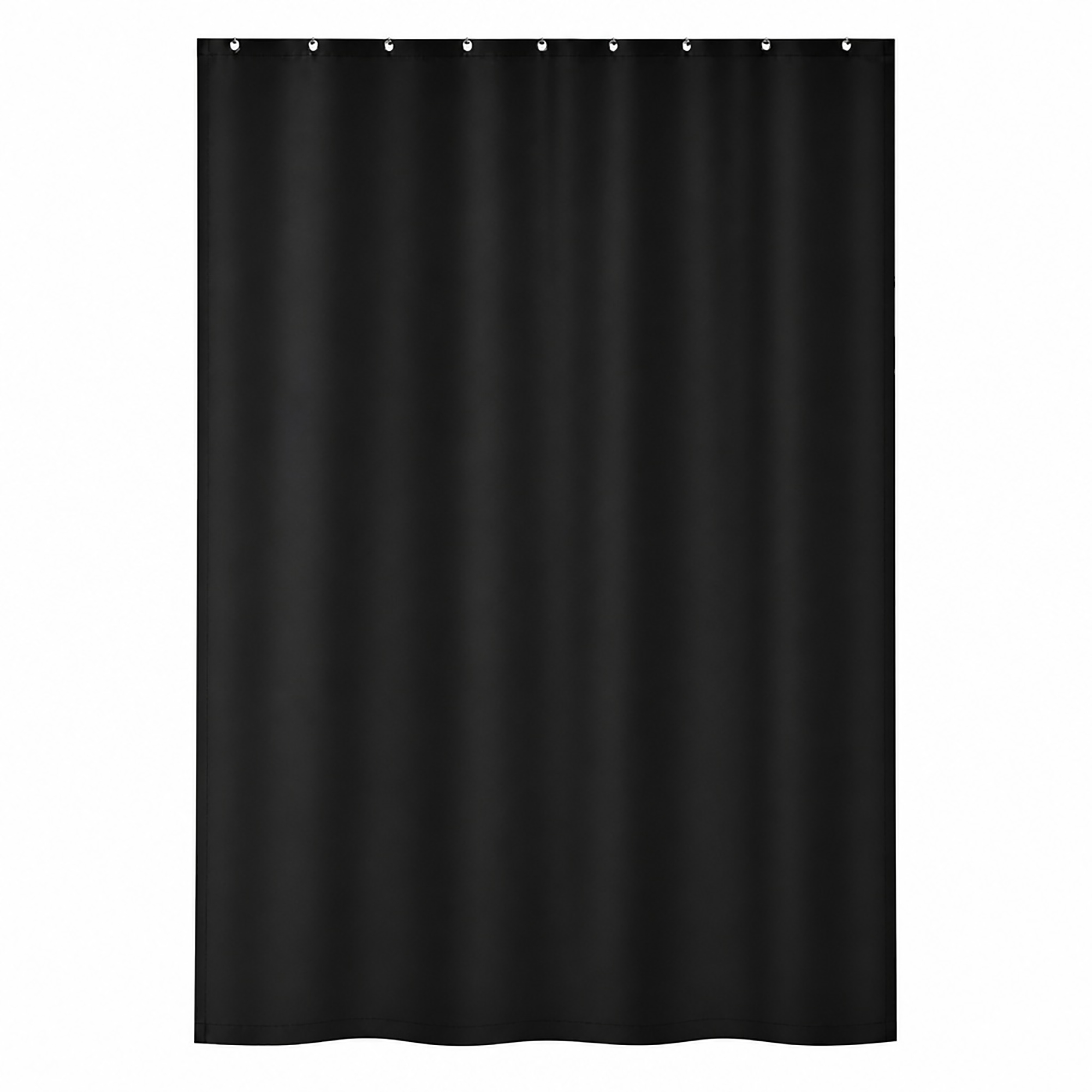 evideco-shower-rideau-douche-noir-extra-long-polyester-200x180-12-anneaux image 8
